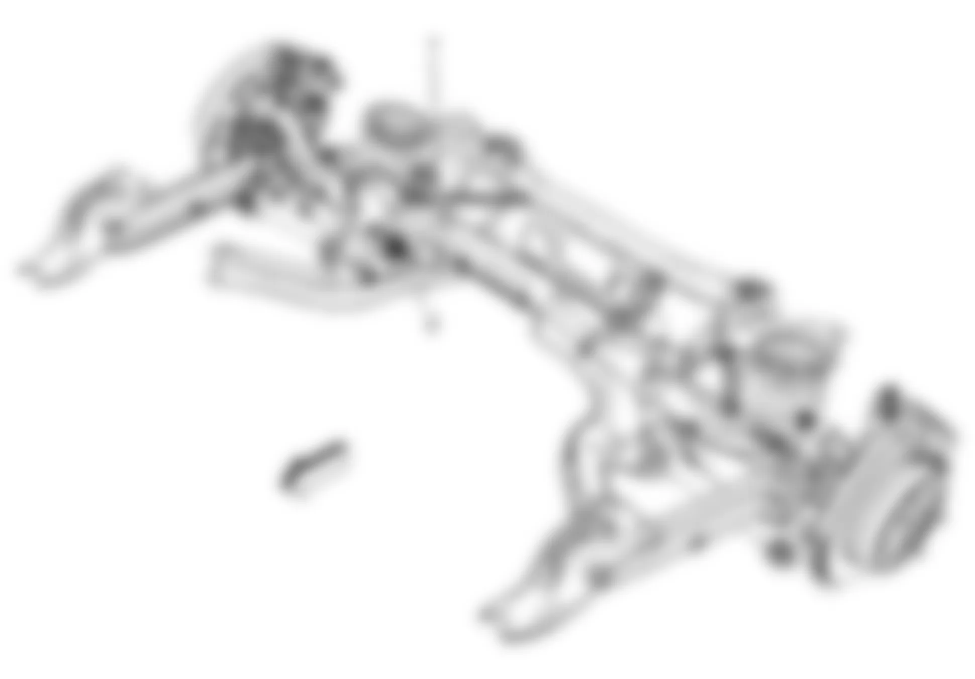 Chevrolet Equinox LT 2008 - Component Locations -  Chassis Harness