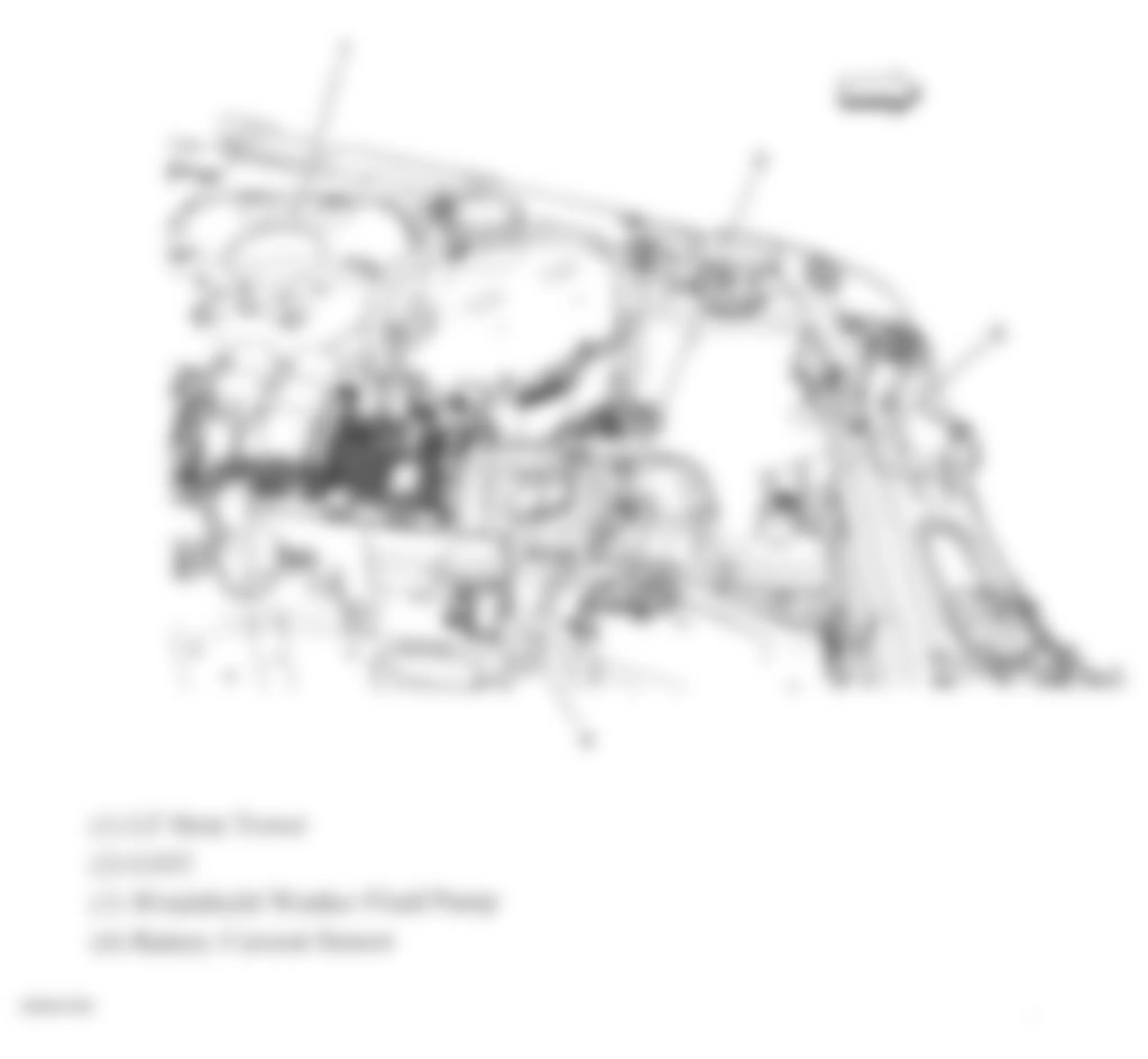 Chevrolet Equinox LTZ 2008 - Component Locations -  Left Front Of Engine Compartment