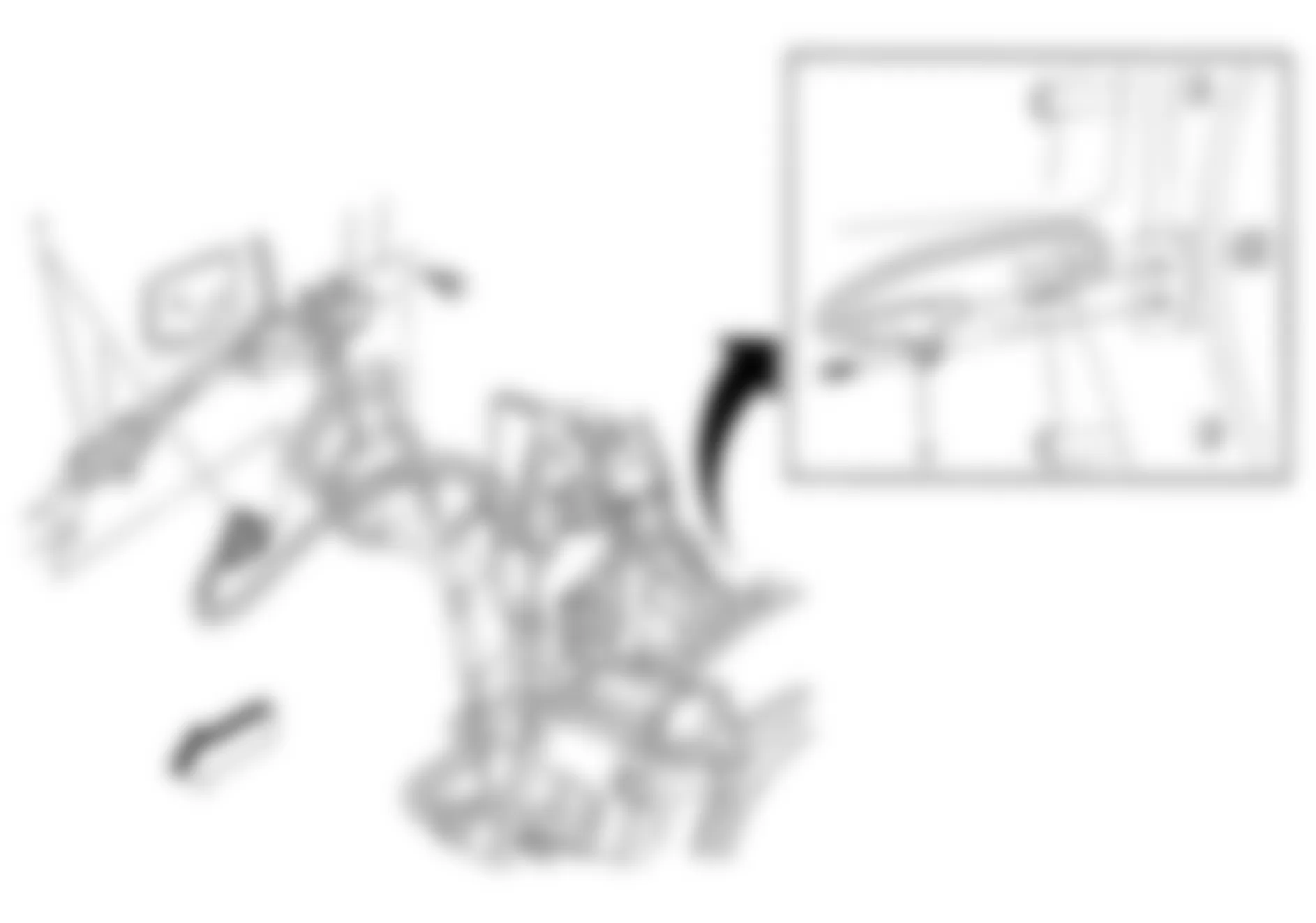Chevrolet Equinox LTZ 2008 - Component Locations -  Left Front Suspension