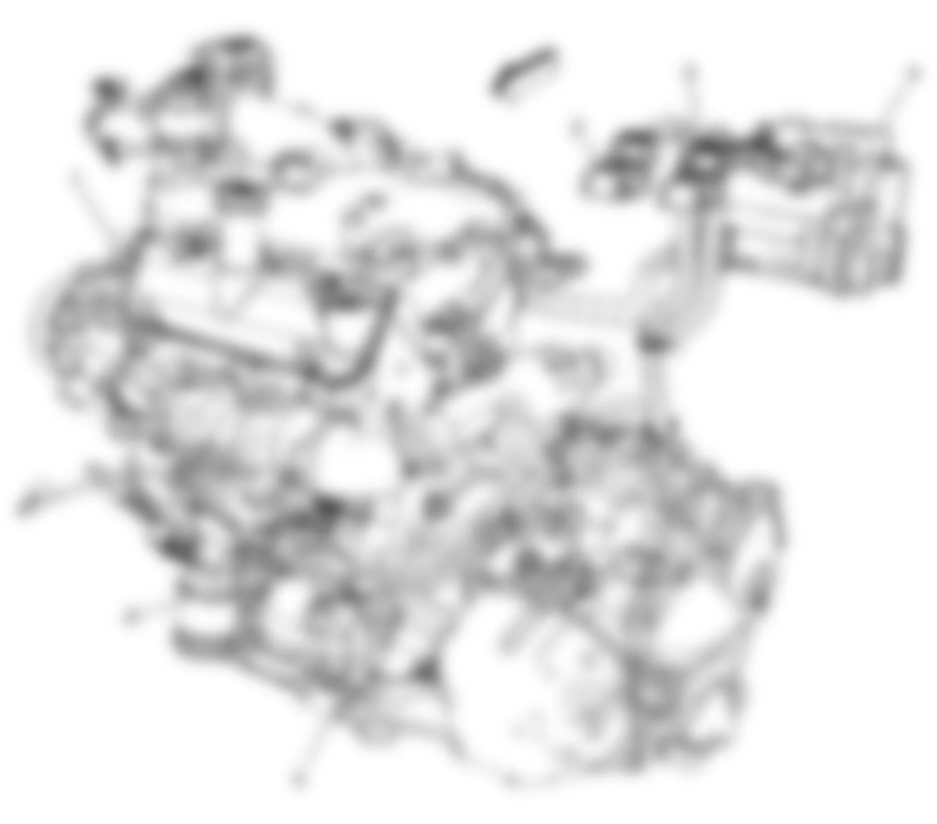 Chevrolet Equinox LTZ 2008 - Component Locations -  Front Engine Harness
