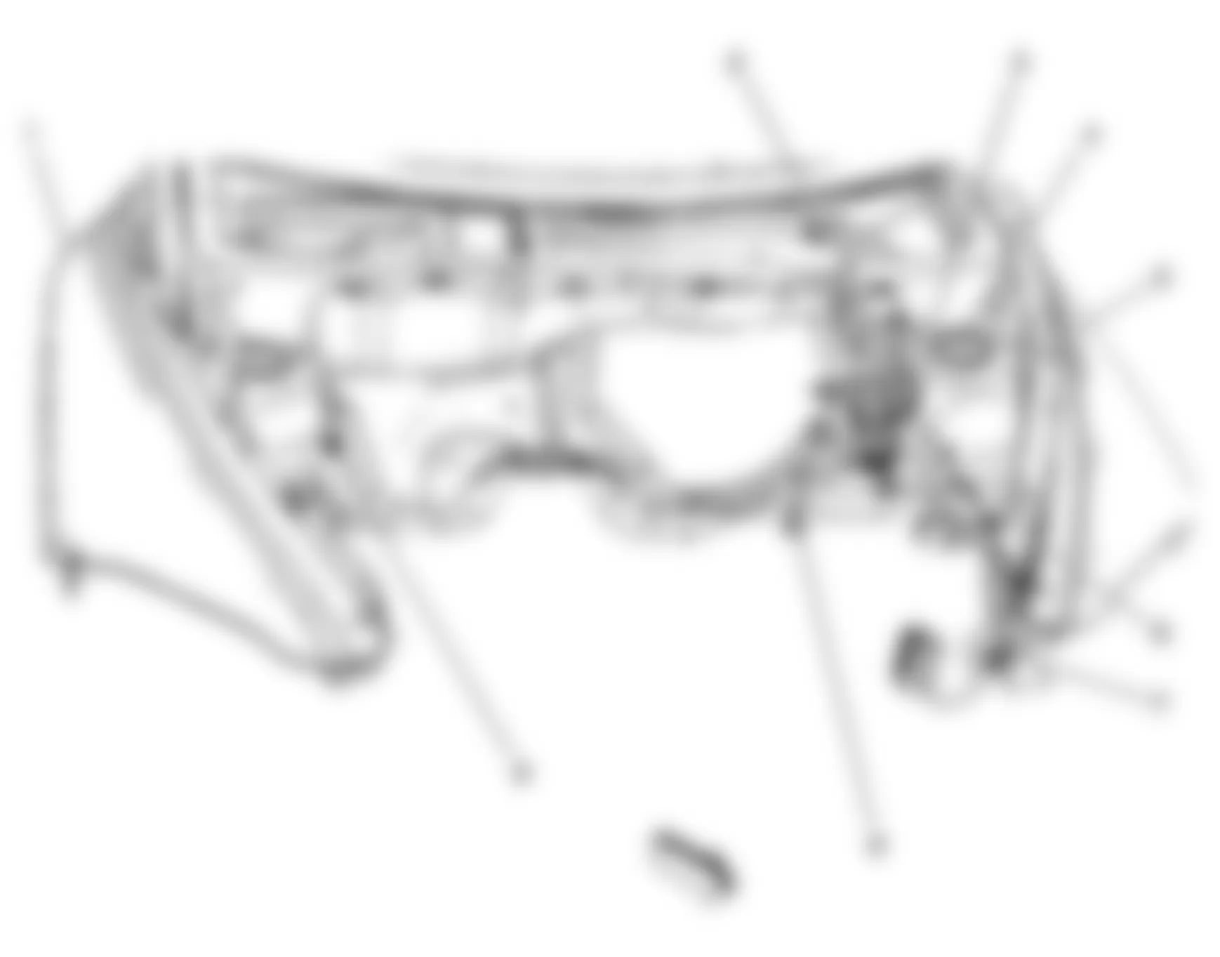 Chevrolet HHR LT 2008 - Component Locations -  Engine Compartment