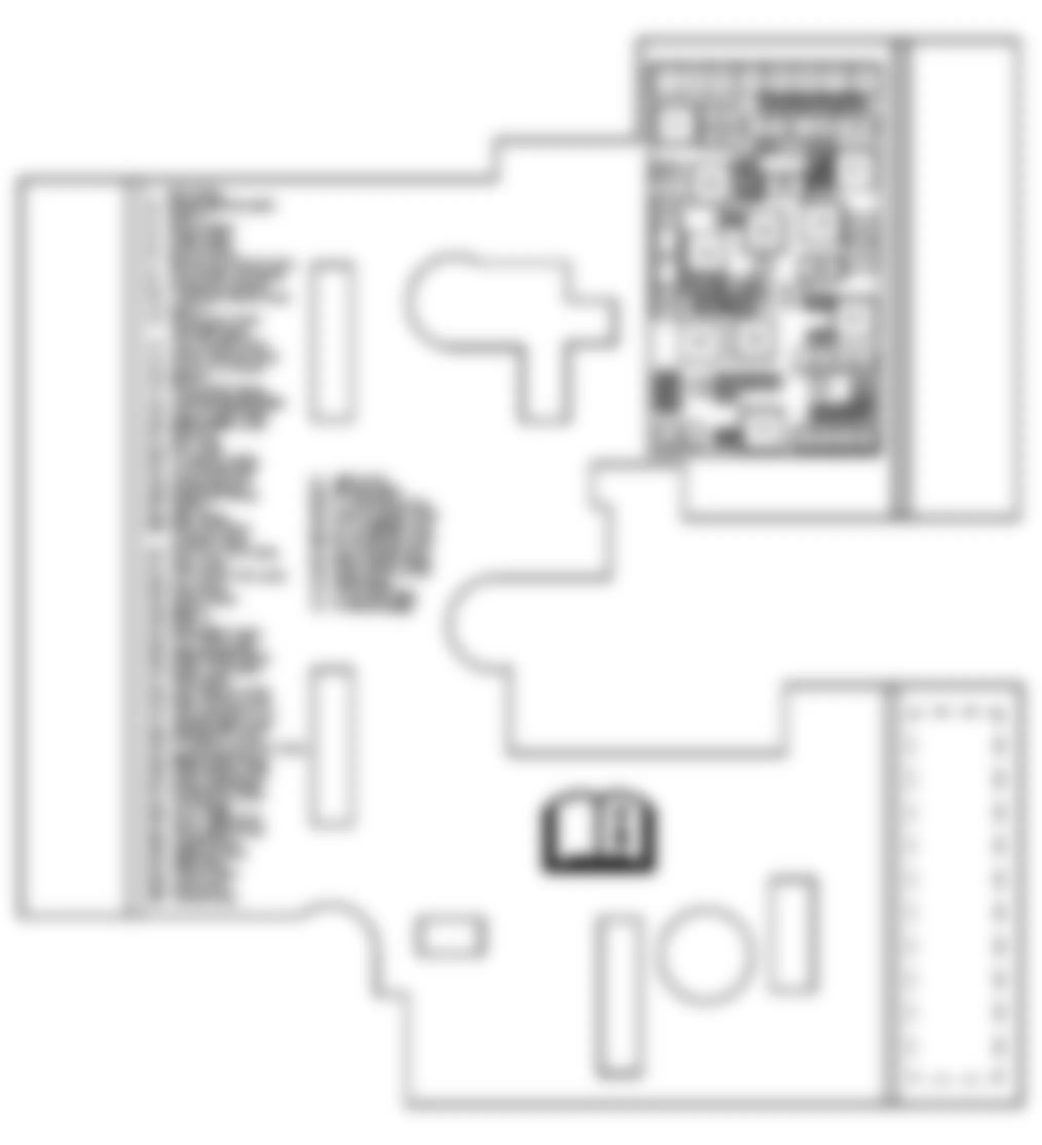 Chevrolet HHR LT 2008 - Component Locations -  Identifying Underhood Fuse Block Components