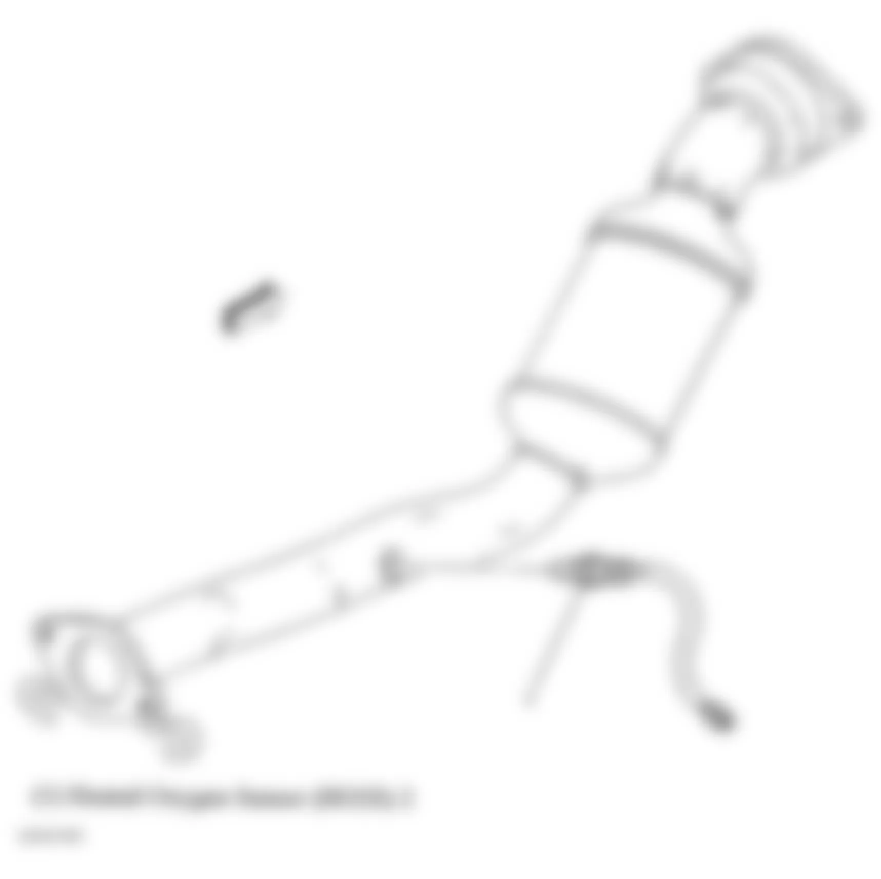 Chevrolet Impala LTZ 2008 - Component Locations -  Exhaust