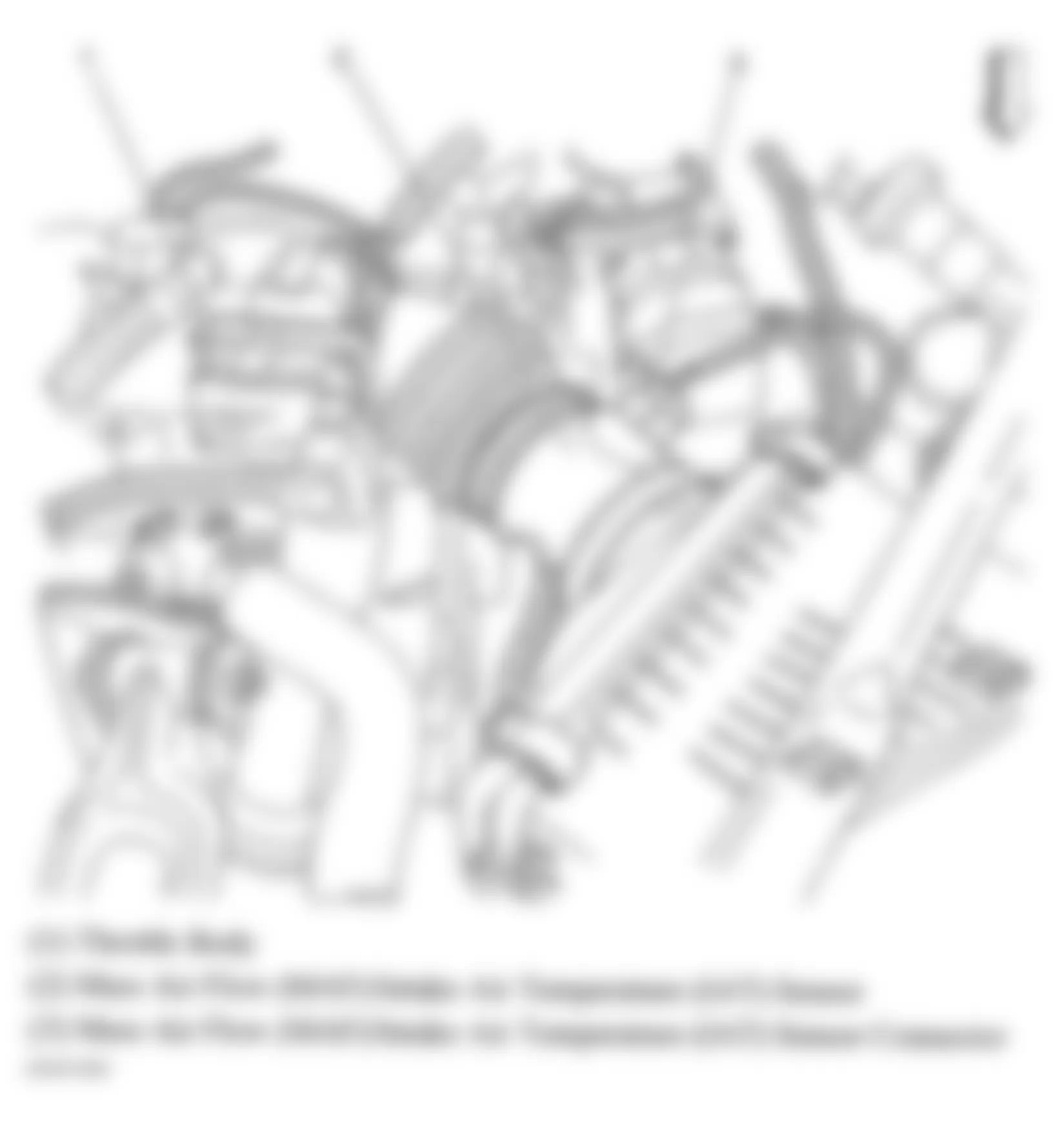 Chevrolet Impala LTZ 2008 - Component Locations -  Top Of Engine