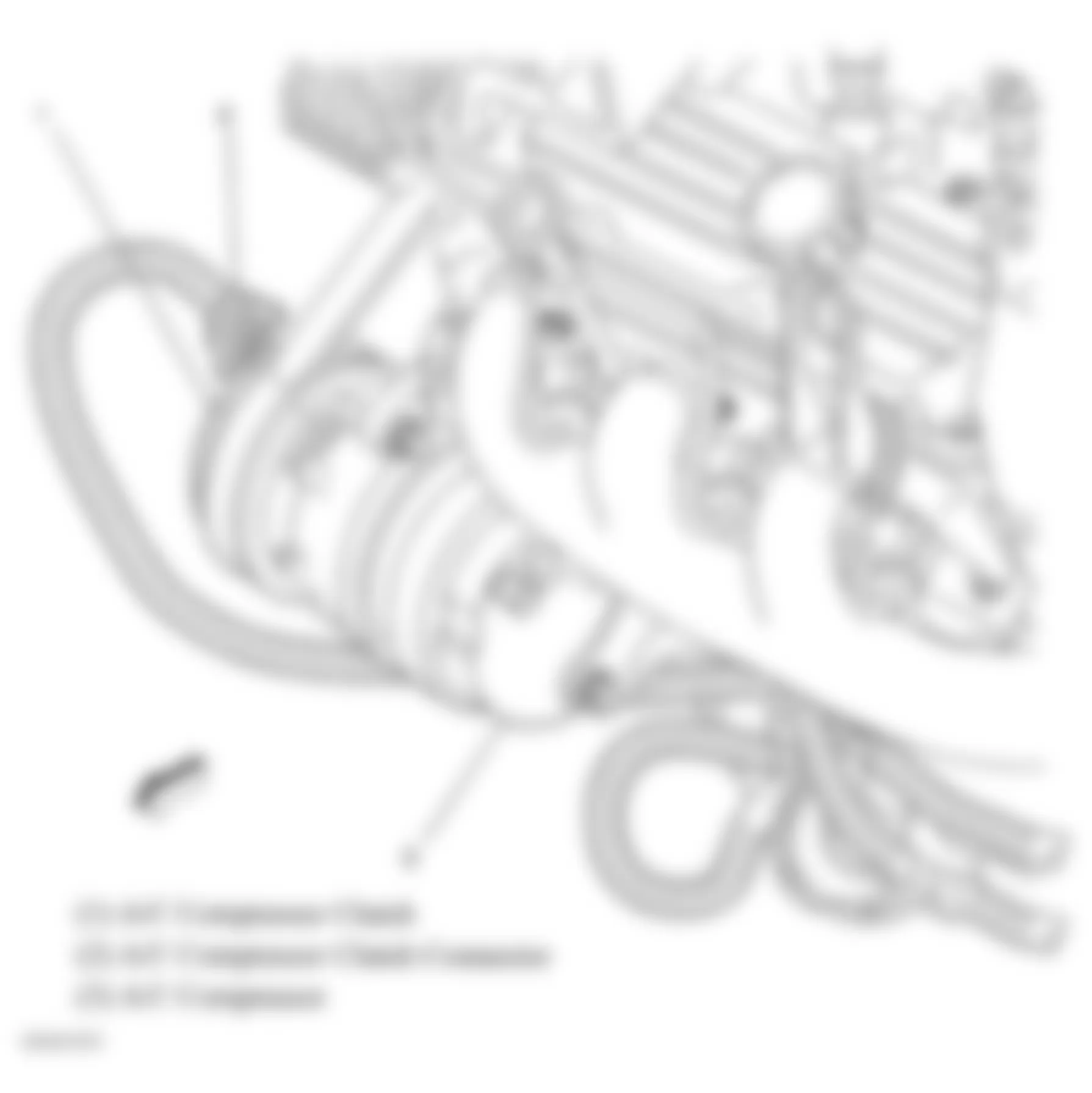 Chevrolet Impala LTZ 2008 - Component Locations -  Lower Left Front Of Engine
