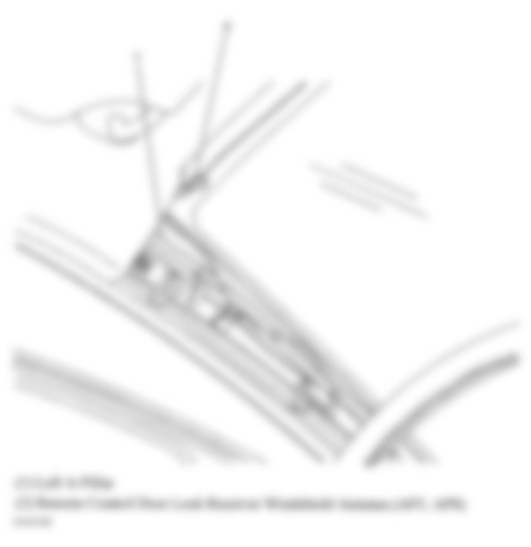Chevrolet Impala LTZ 2008 - Component Locations -  Left Side Of Windshield