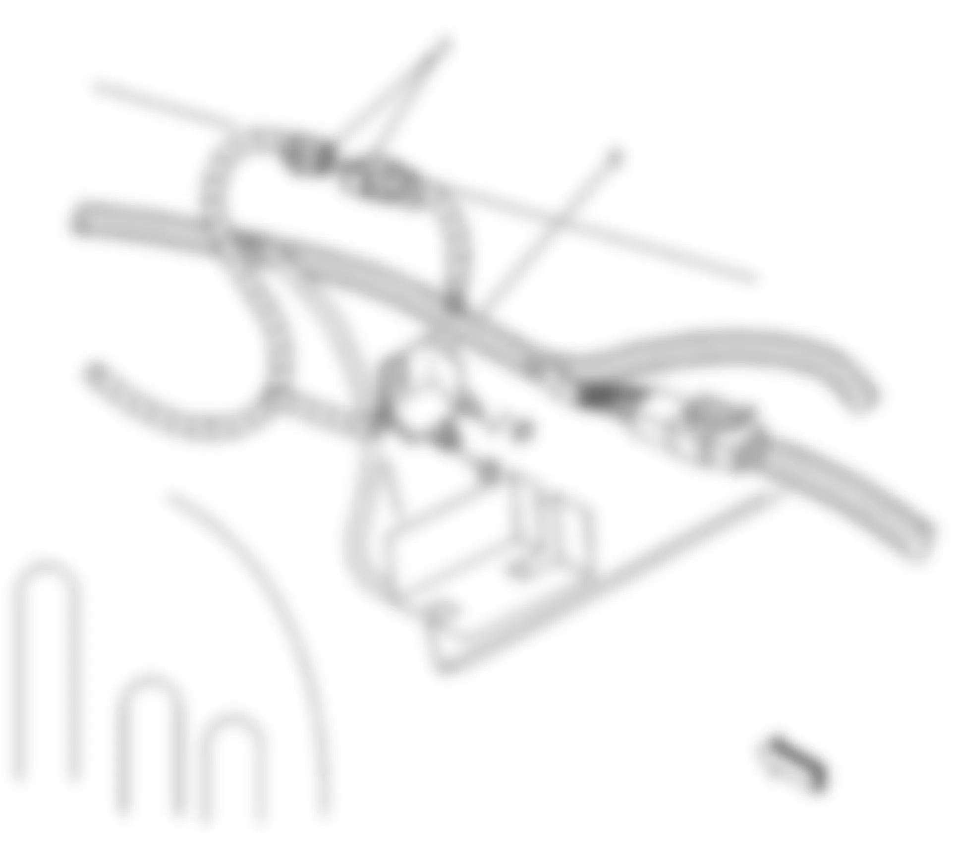 Chevrolet Impala LTZ 2008 - Component Locations -  Right Front Of Rear Compartment