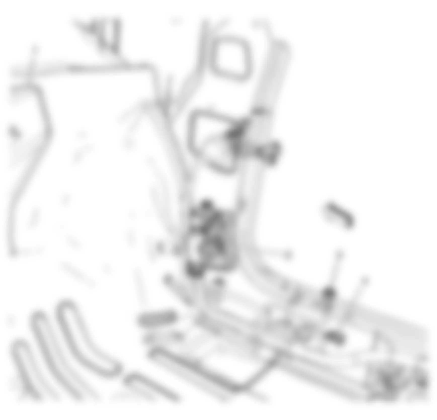Chevrolet Impala LTZ 2008 - Component Locations -  Right Kick Panel