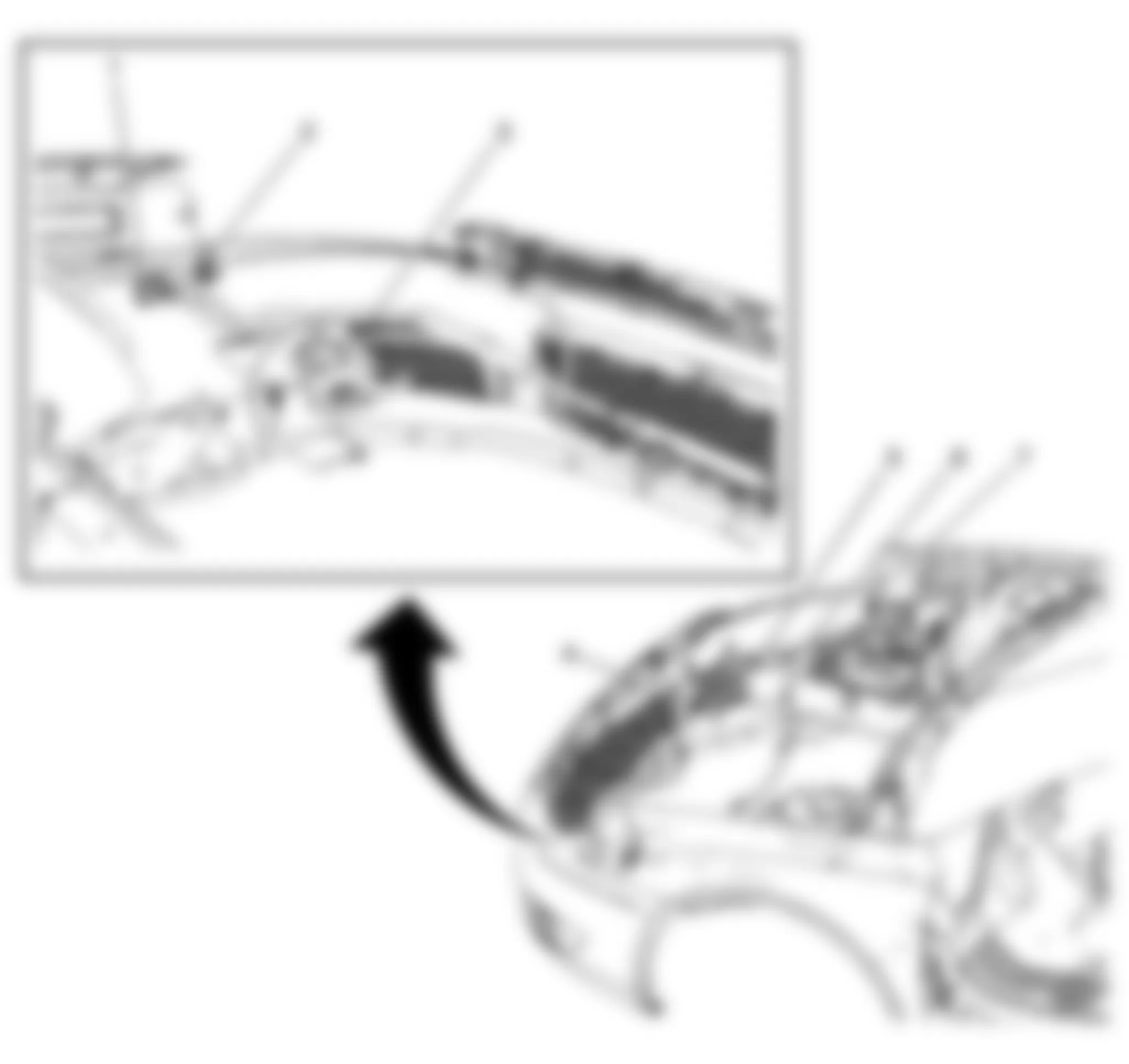 Chevrolet Impala LTZ 2008 - Component Locations -  Front Of Vehicle
