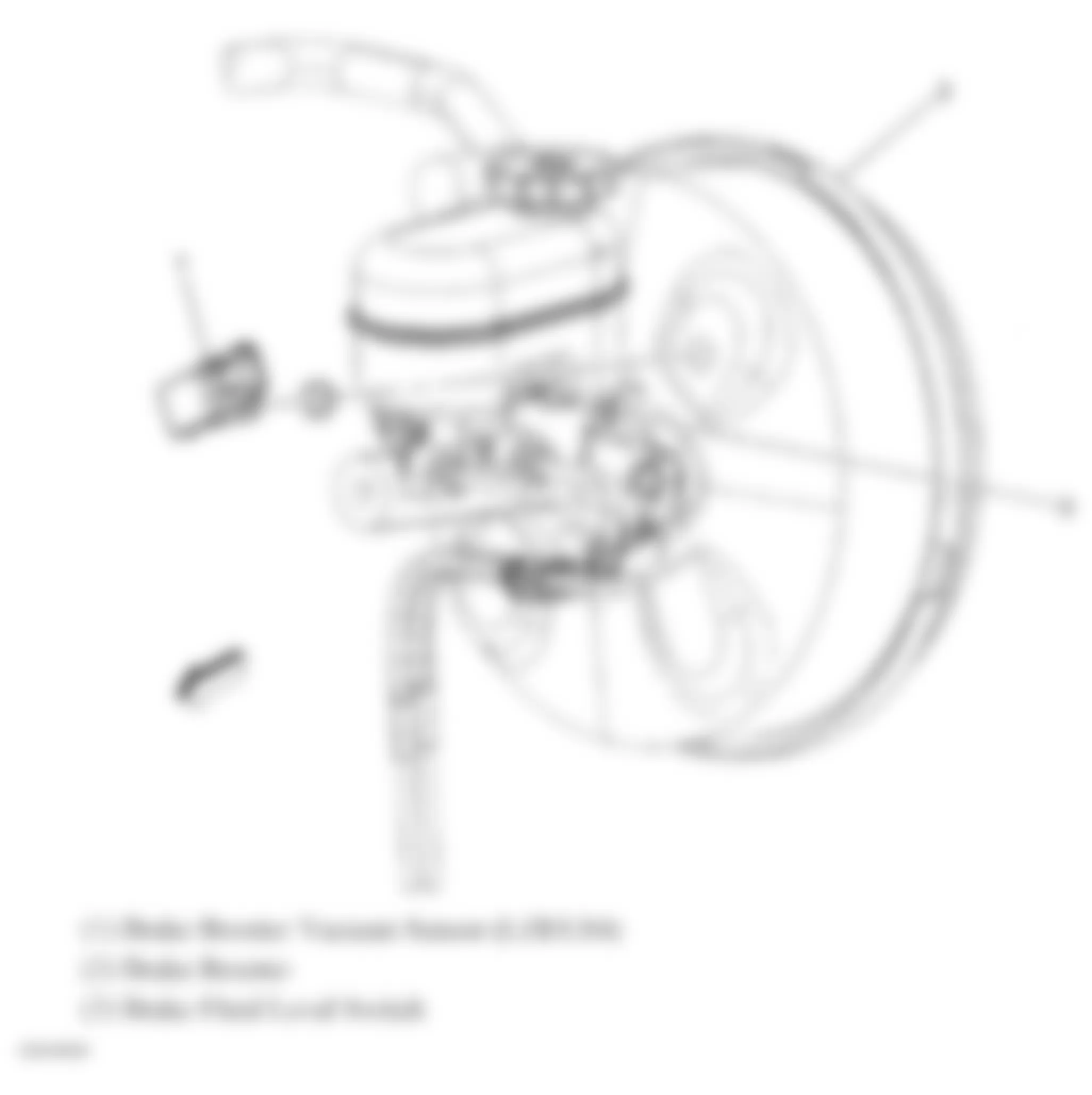 Chevrolet Impala LTZ 2008 - Component Locations -  Left Rear Of Engine Compartment