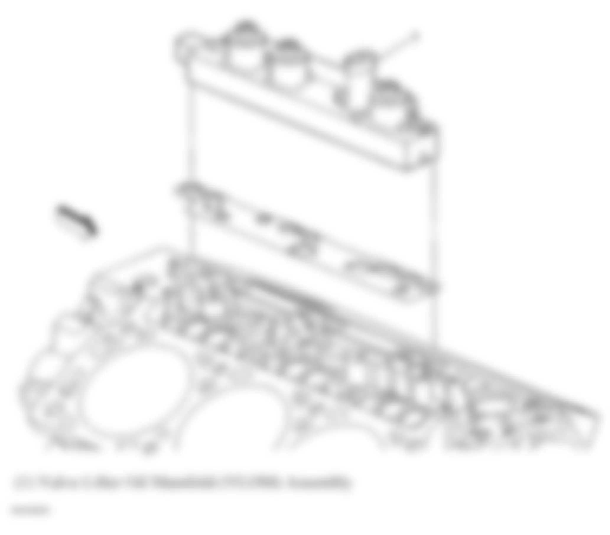 Chevrolet Impala LTZ 2008 - Component Locations -  Top Of Engine Block