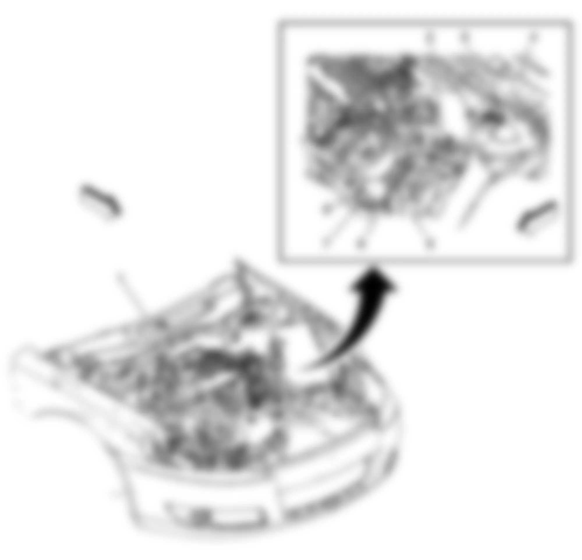 Chevrolet Impala LTZ 2008 - Component Locations -  Engine Compartment