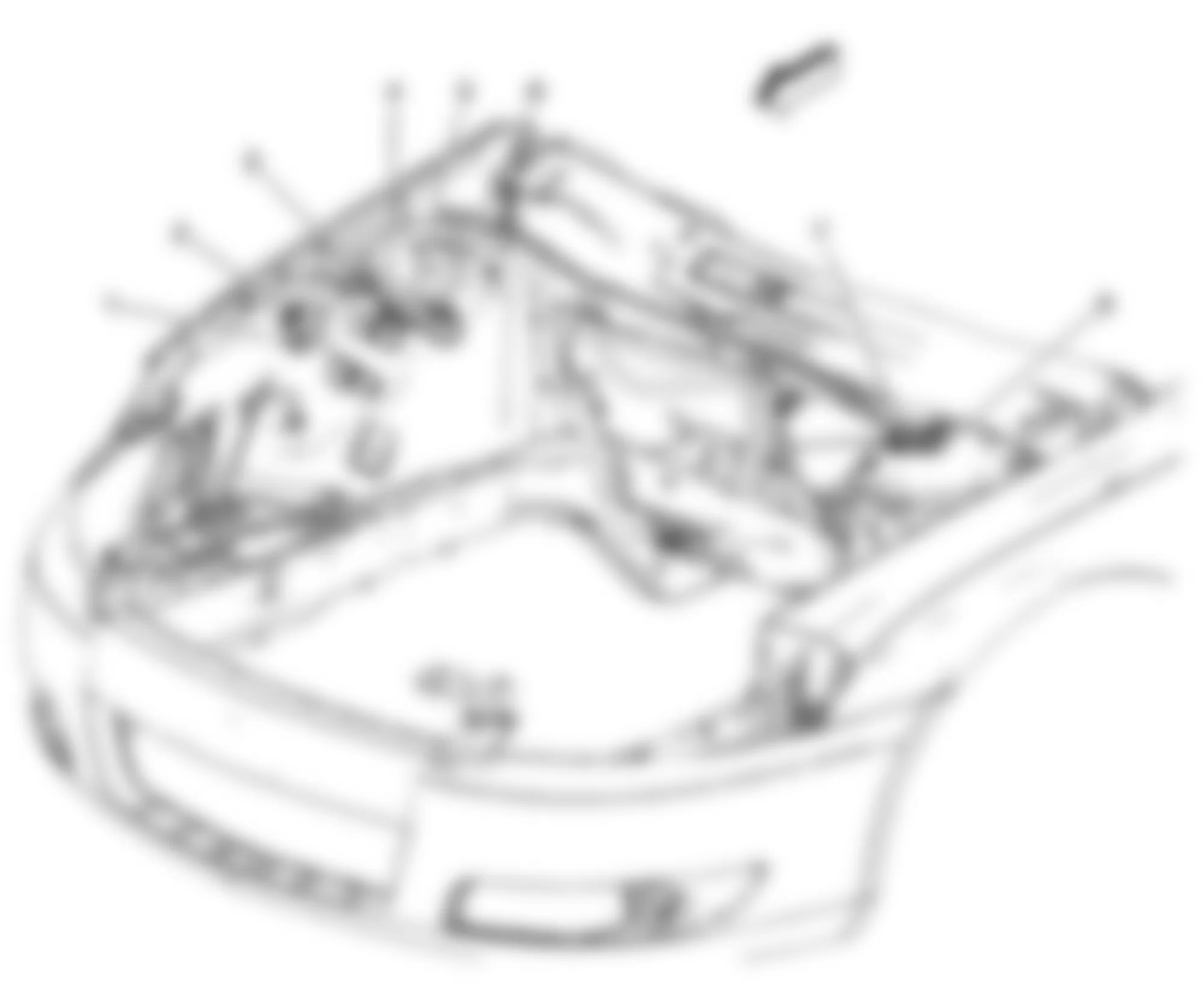 Chevrolet Impala LTZ 2008 - Component Locations -  Engine Compartment