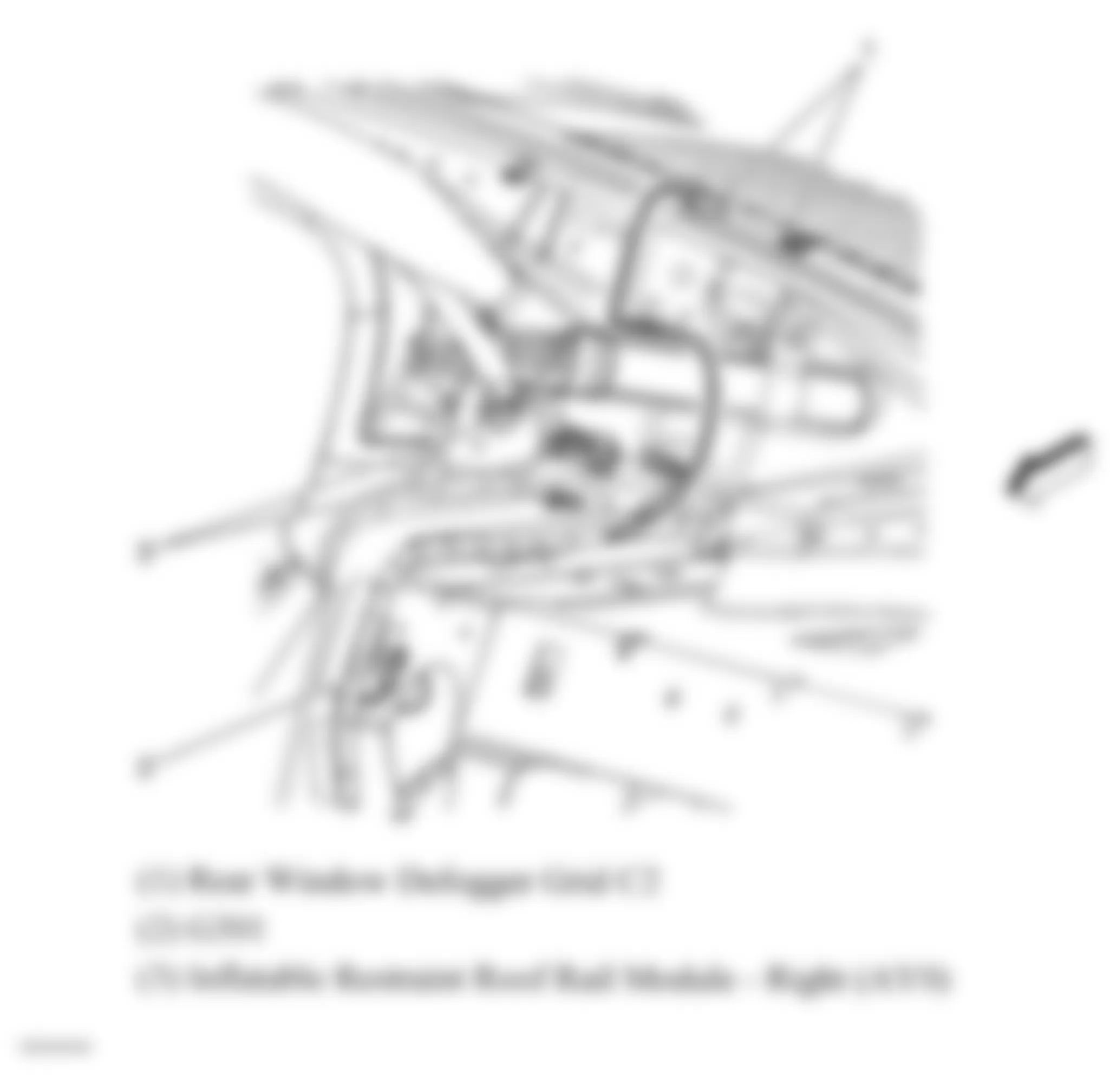 Chevrolet Malibu Classic LS 2008 - Component Locations -  Right Rear Of Passenger Compartment (Sedan)