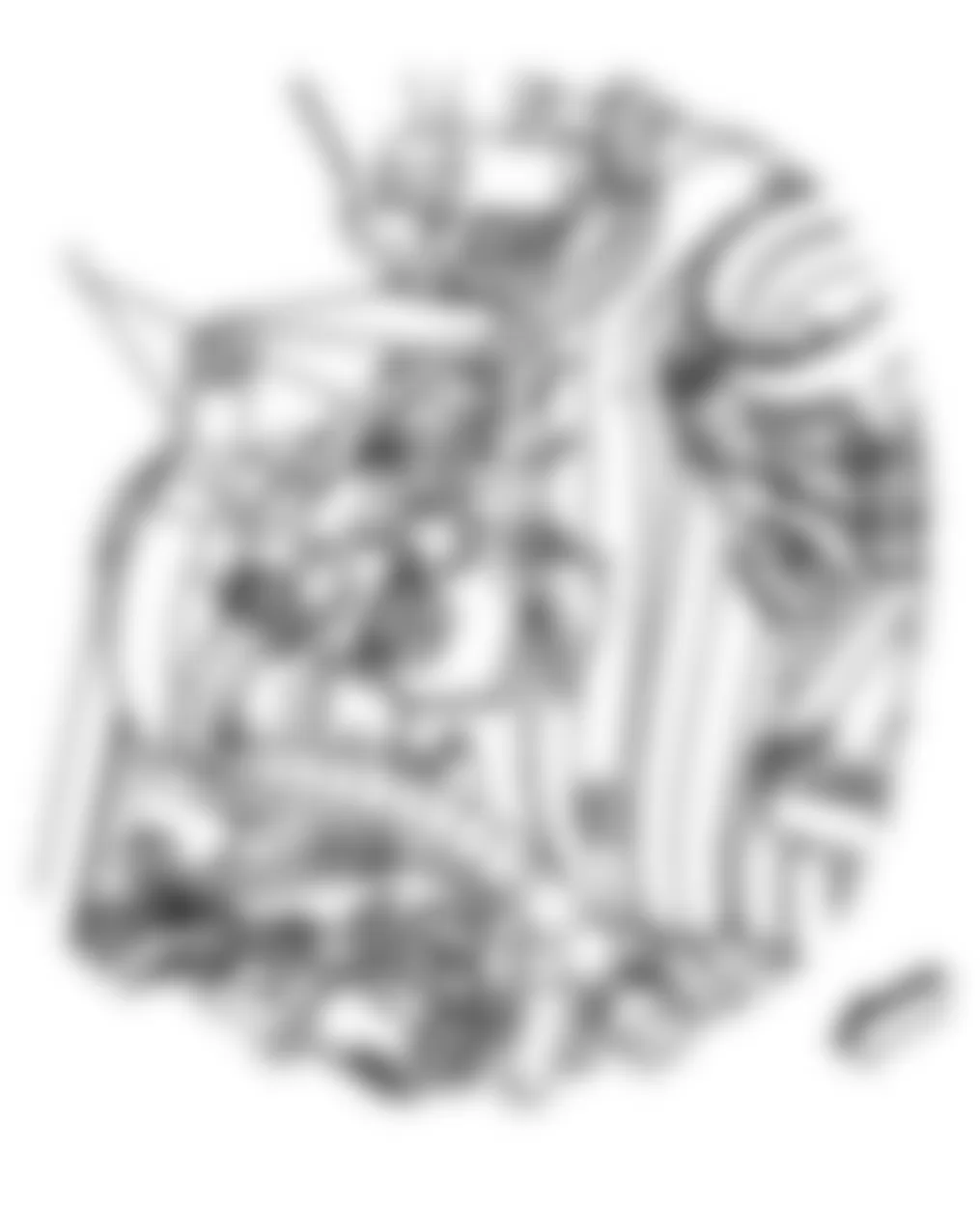 Chevrolet Malibu Classic LS 2008 - Component Locations -  Left Front Of Engine (2.2L)