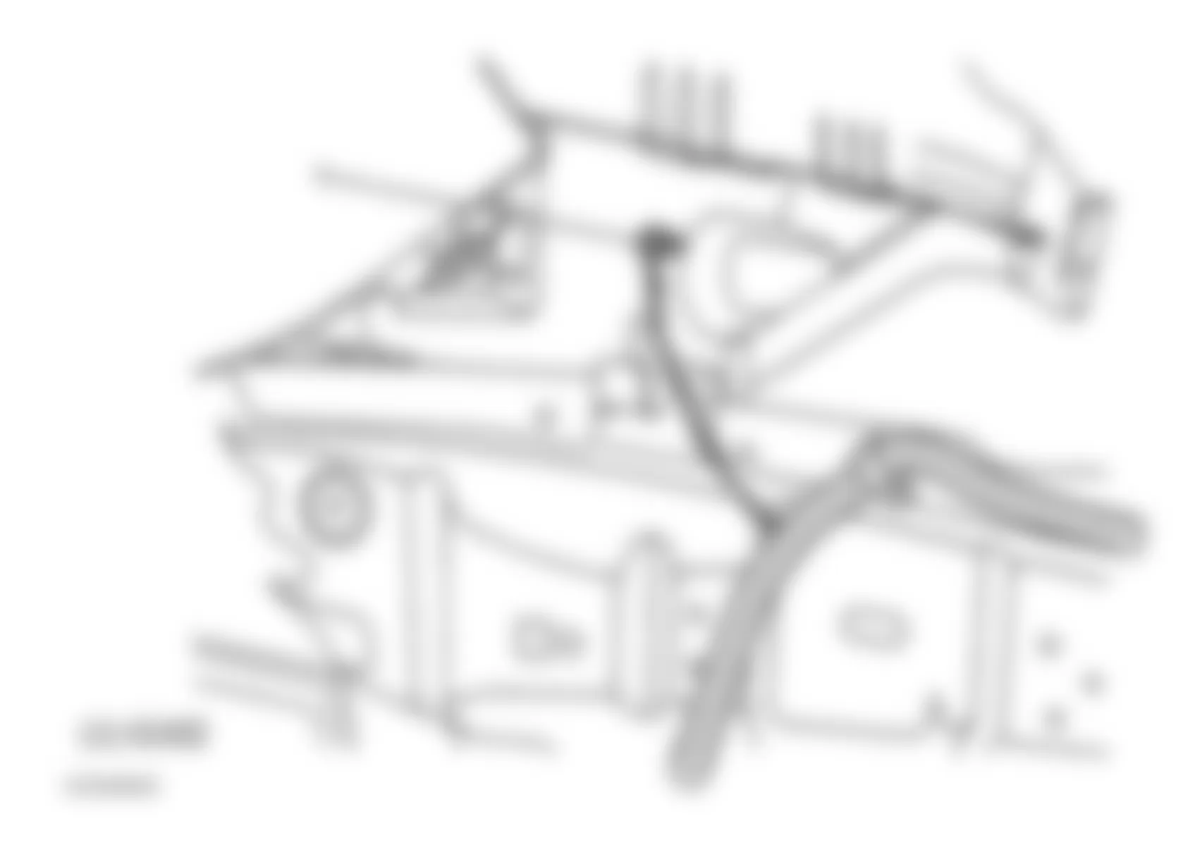 Chevrolet Malibu Classic LS 2008 - Component Locations -  Behind Right Headlamp