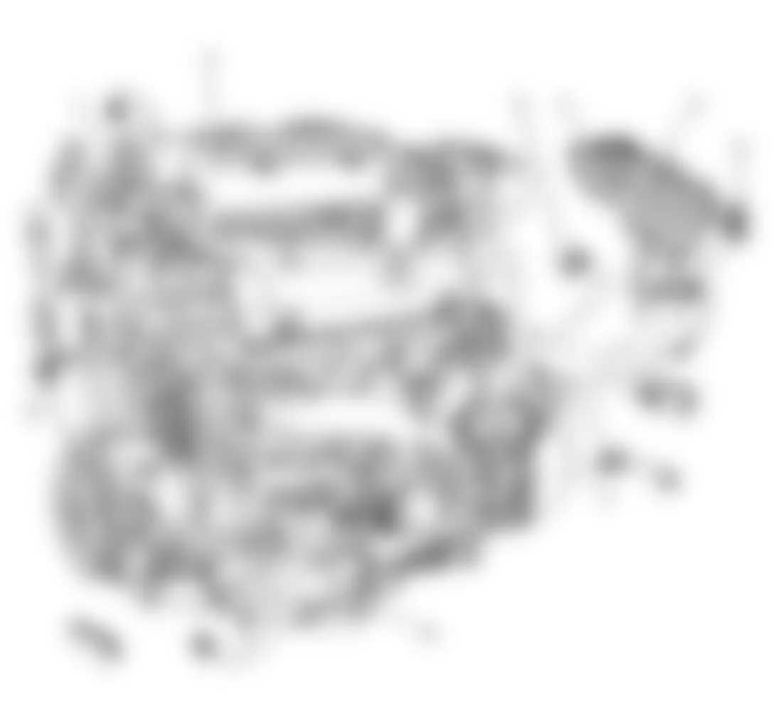 Chevrolet Malibu Classic LS 2008 - Component Locations -  Left Side Of Engine (3.5L)
