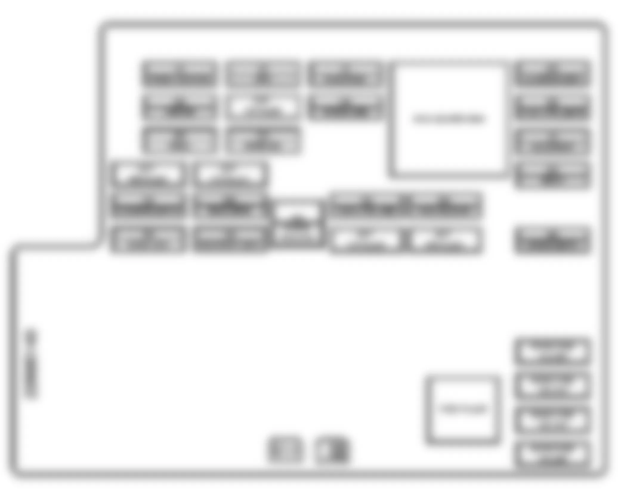 Chevrolet Malibu Classic LS 2008 - Component Locations -  Identifying Body Control Module Fuse Block