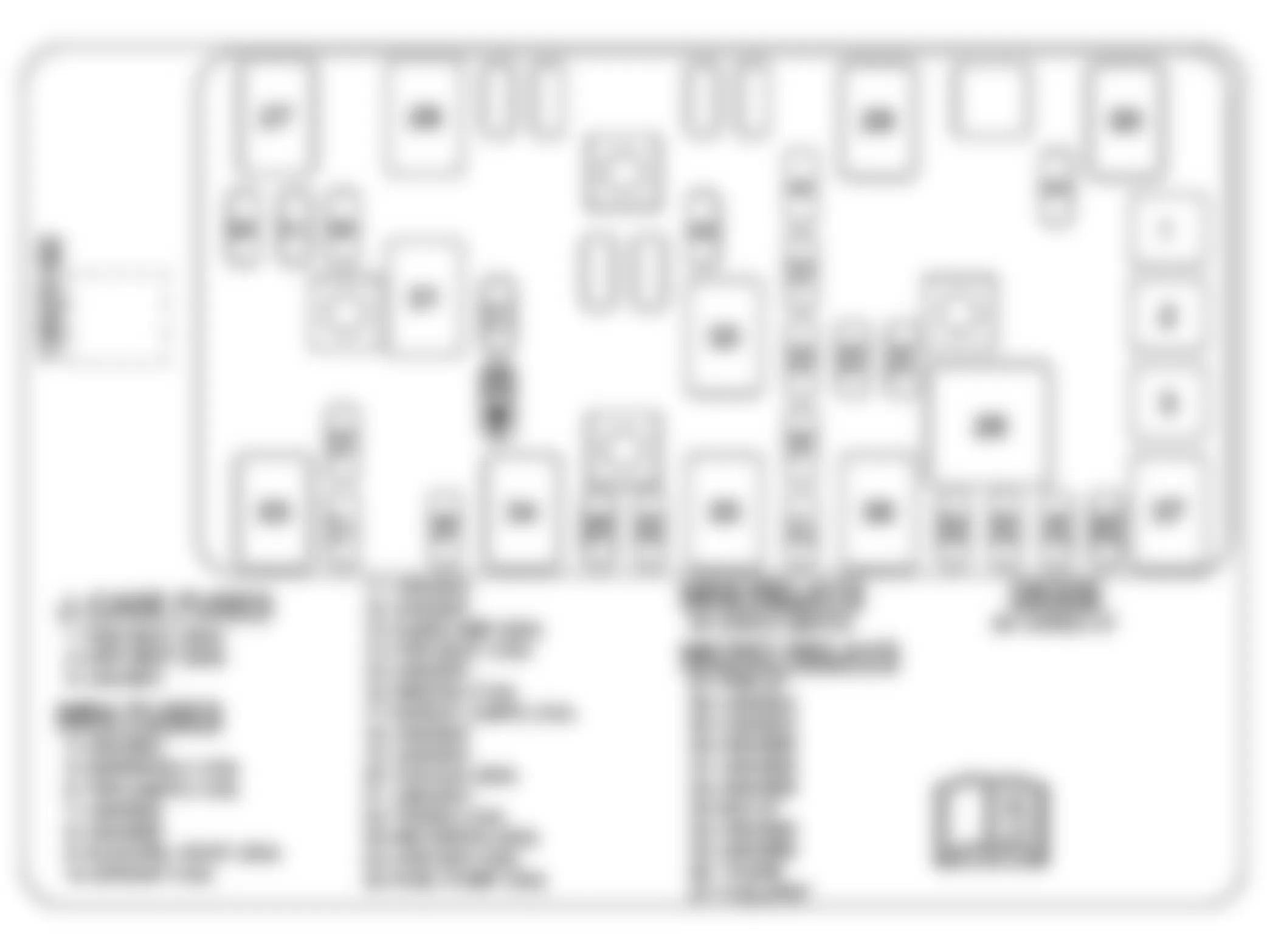 Chevrolet Malibu Hybrid 2008 - Component Locations -  Identifying Rear Fuse Block