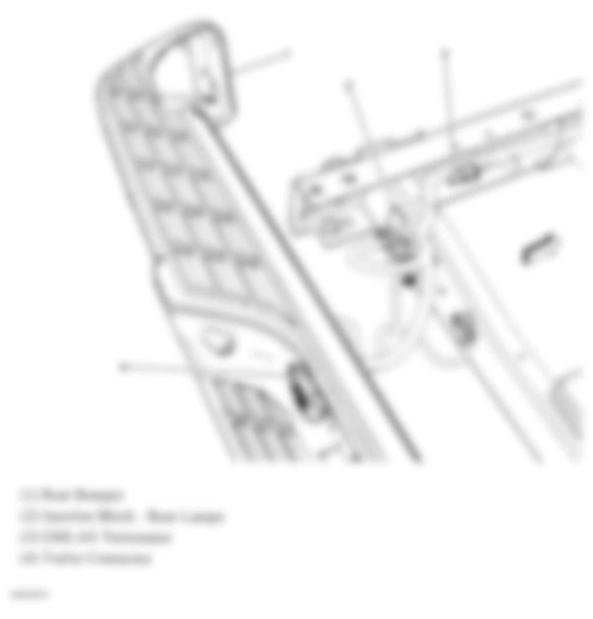 Chevrolet Silverado 1500 2008 - Component Locations -  Left Rear Of Vehicle