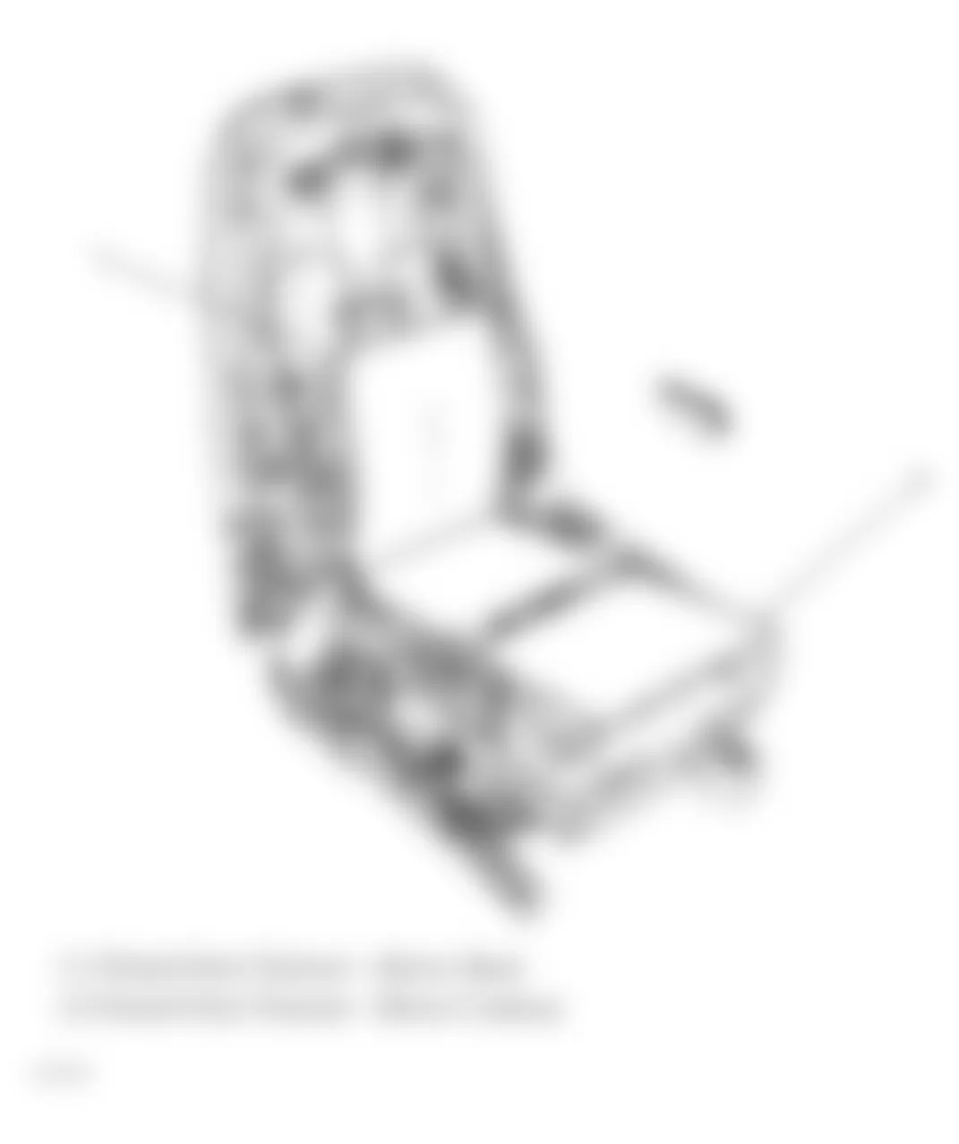 Chevrolet Silverado 1500 2008 - Component Locations -  Drivers Seat