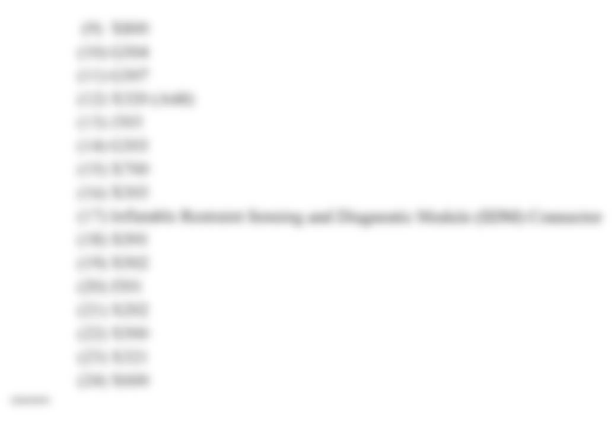 Chevrolet Silverado 1500 2008 - Component Locations -  Passenger Compartment (Crew Cab) (2 Of 2)