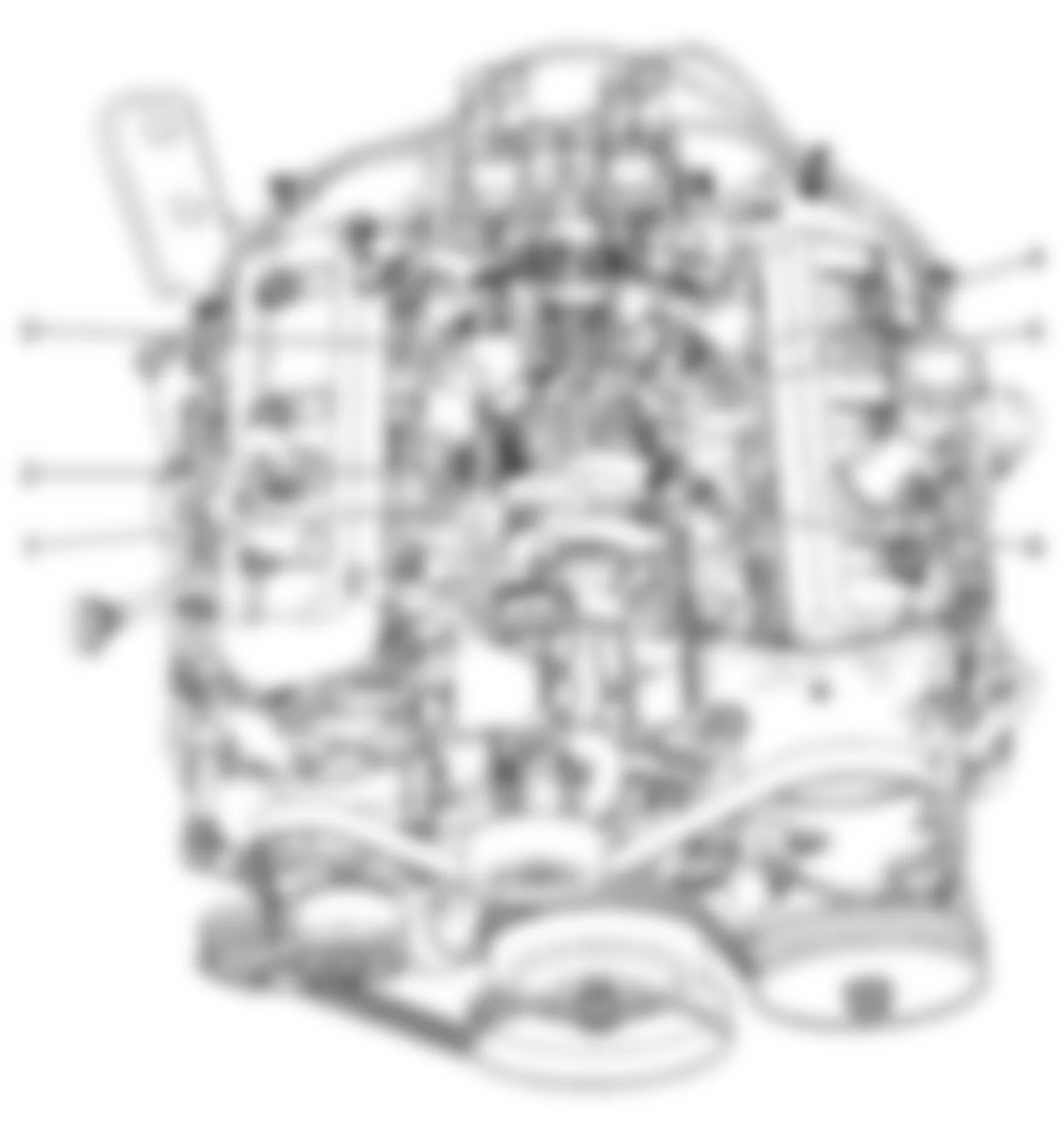 Chevrolet Silverado 1500 2008 - Component Locations -  Top Of Engine (4.3L)