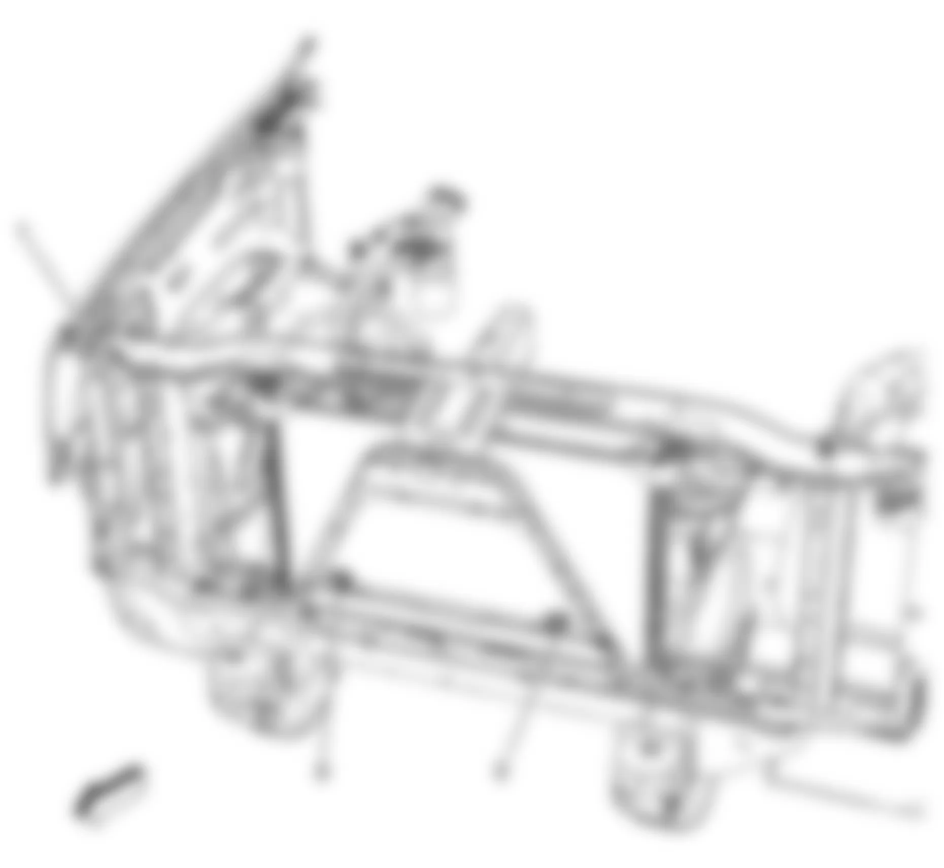 Chevrolet Silverado 1500 2008 - Component Locations -  Front Of Vehicle