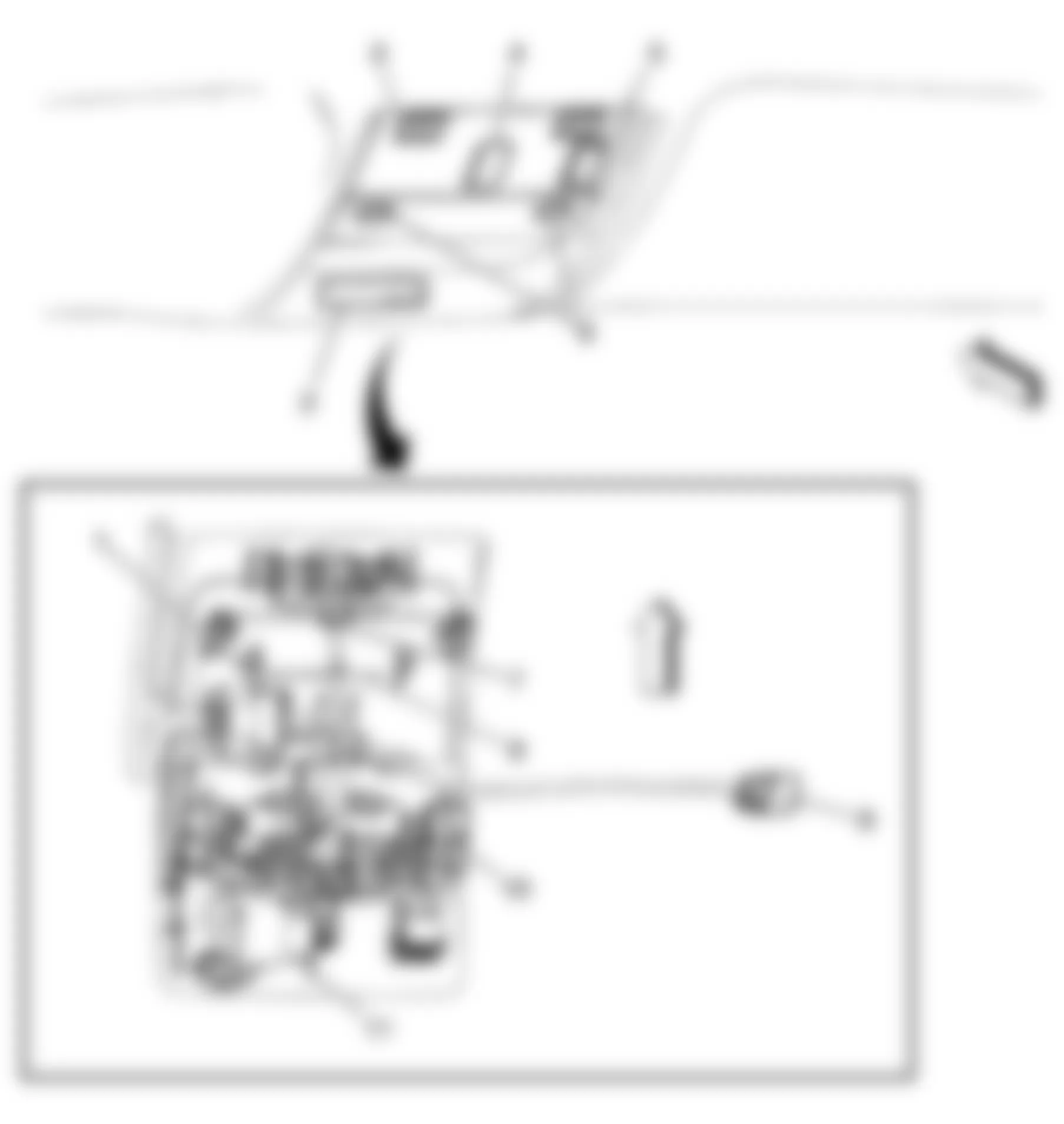 Chevrolet Silverado 1500 2008 - Component Locations -  Overhead Console