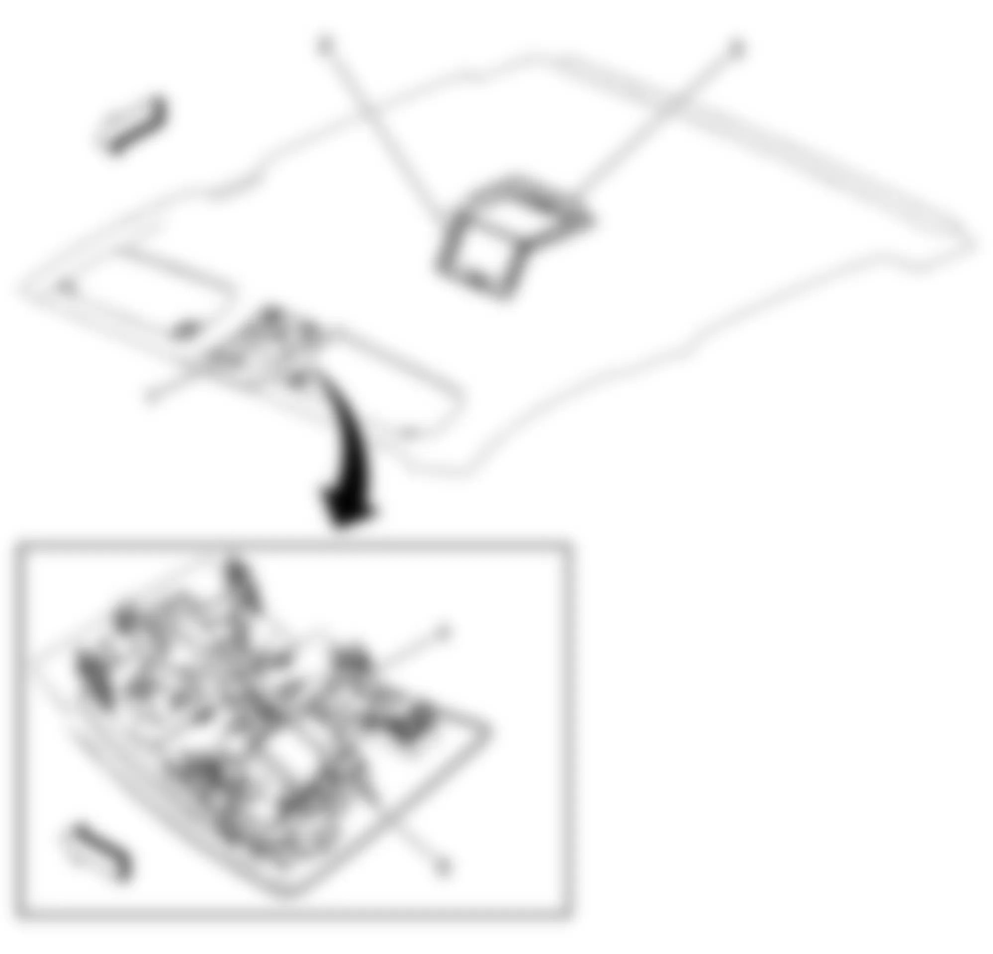 Chevrolet Silverado 1500 2008 - Component Locations -  Overhead Console & Headliner (U42/5Y0)