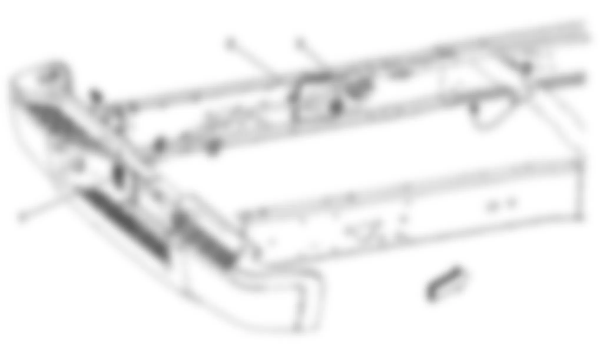 Chevrolet Silverado 1500 2008 - Component Locations -  Left Rear Frame & Underbody (20/30 Series)