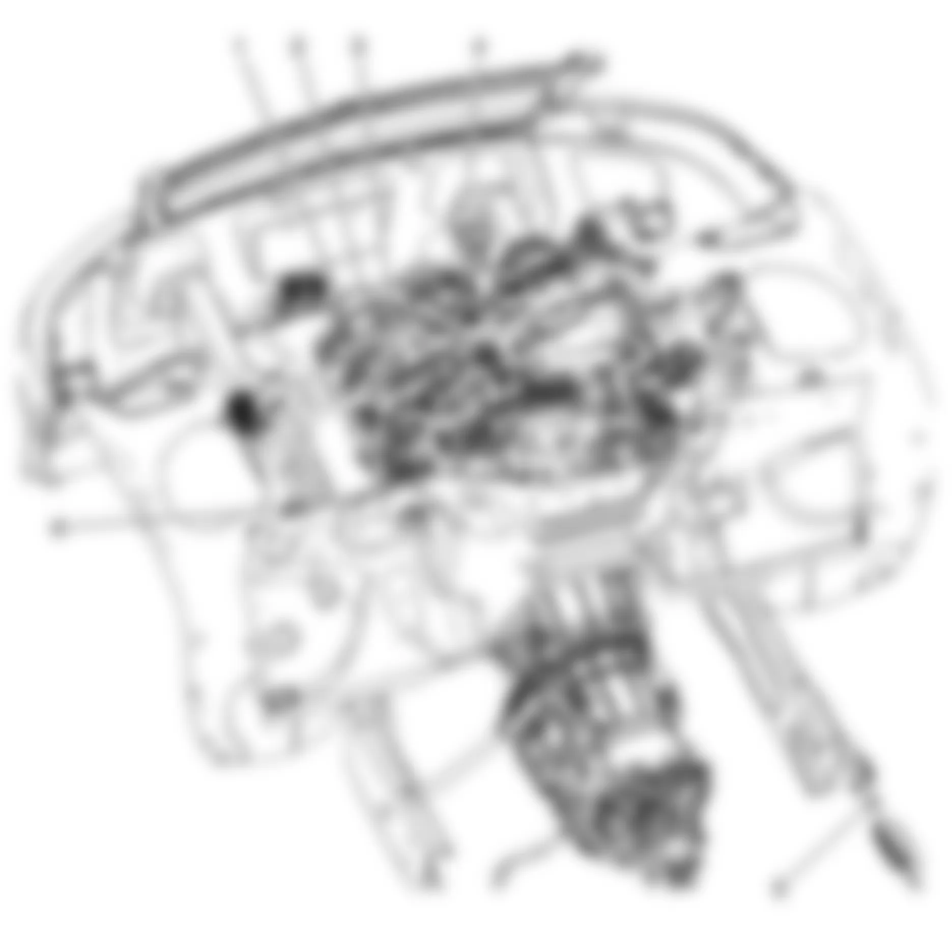 Chevrolet Silverado 1500 2008 - Component Locations -  Top Left Side Of Engine (Diesel)