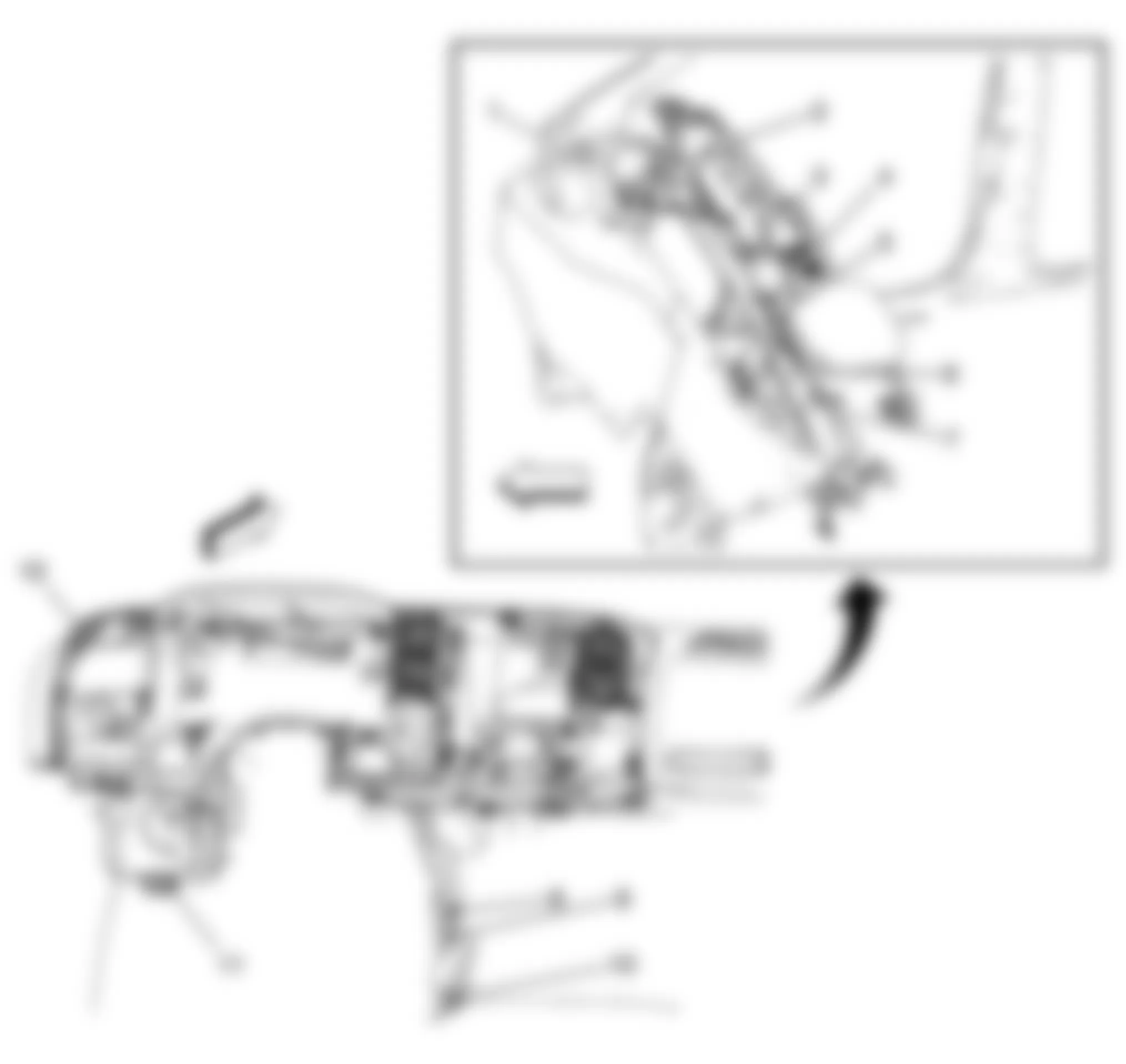 Chevrolet Silverado 1500 2008 - Component Locations -  Dash