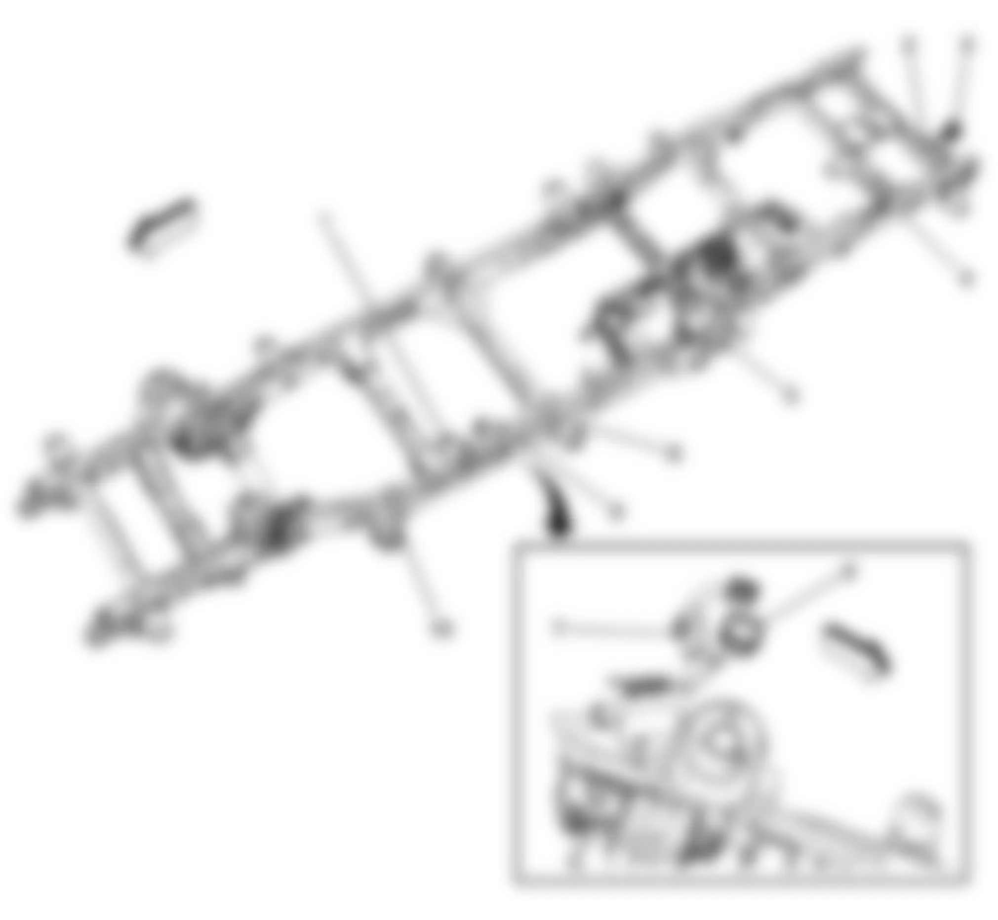 Chevrolet Silverado 1500 2008 - Component Locations -  Chassis (Regular Cab & Extended Cab)