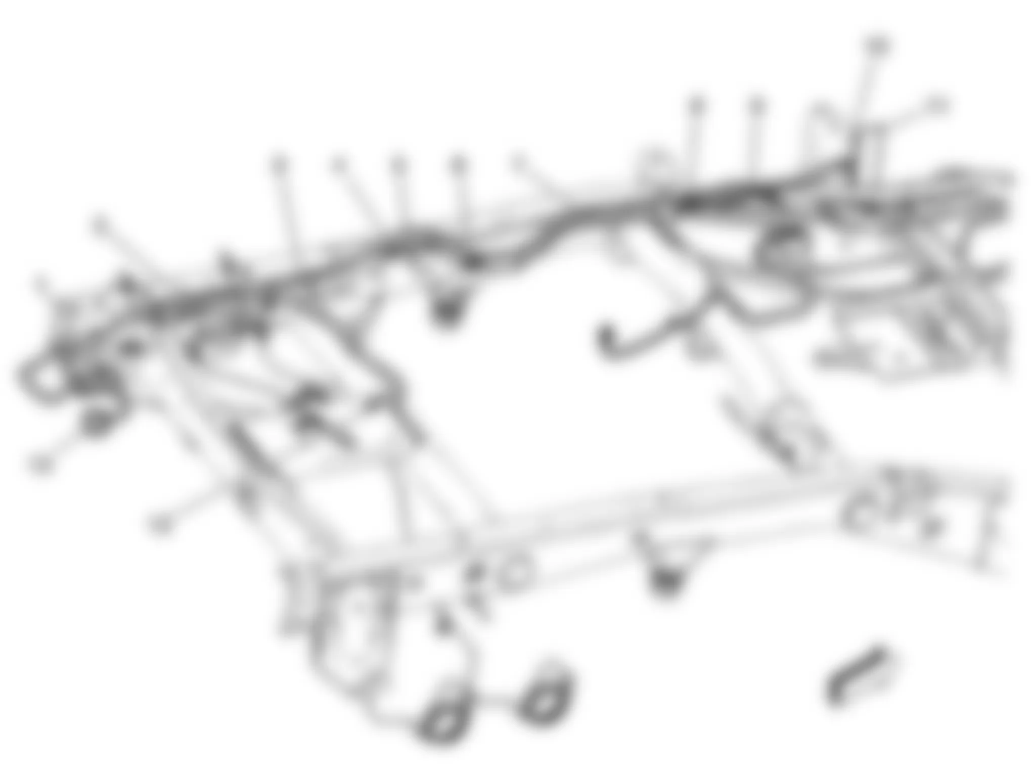 Chevrolet Silverado 3500 HD 2008 - Component Locations -  Left Rear Frame & Underbody