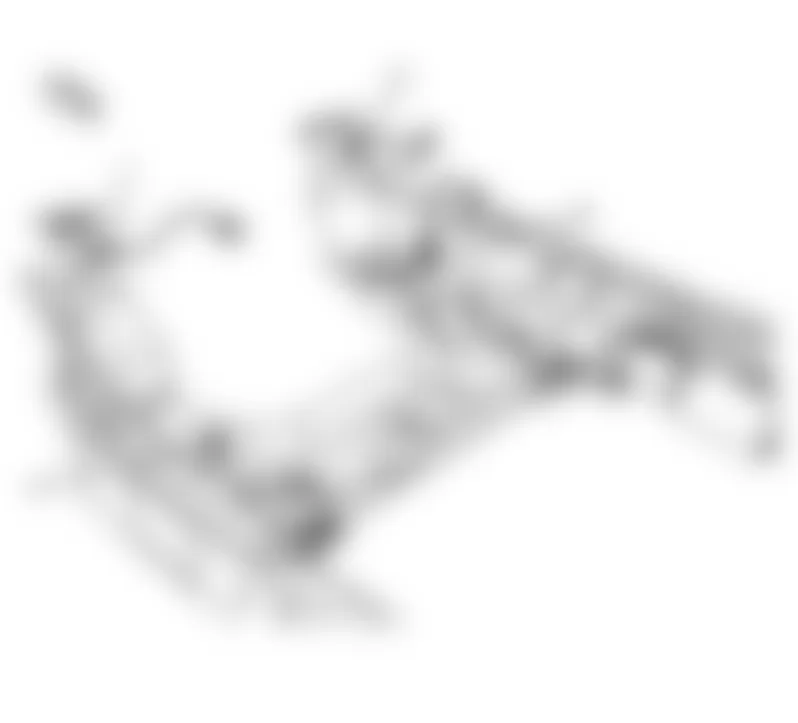 Chevrolet Suburban C1500 2008 - Component Locations -  Heated Oxygen Sensors