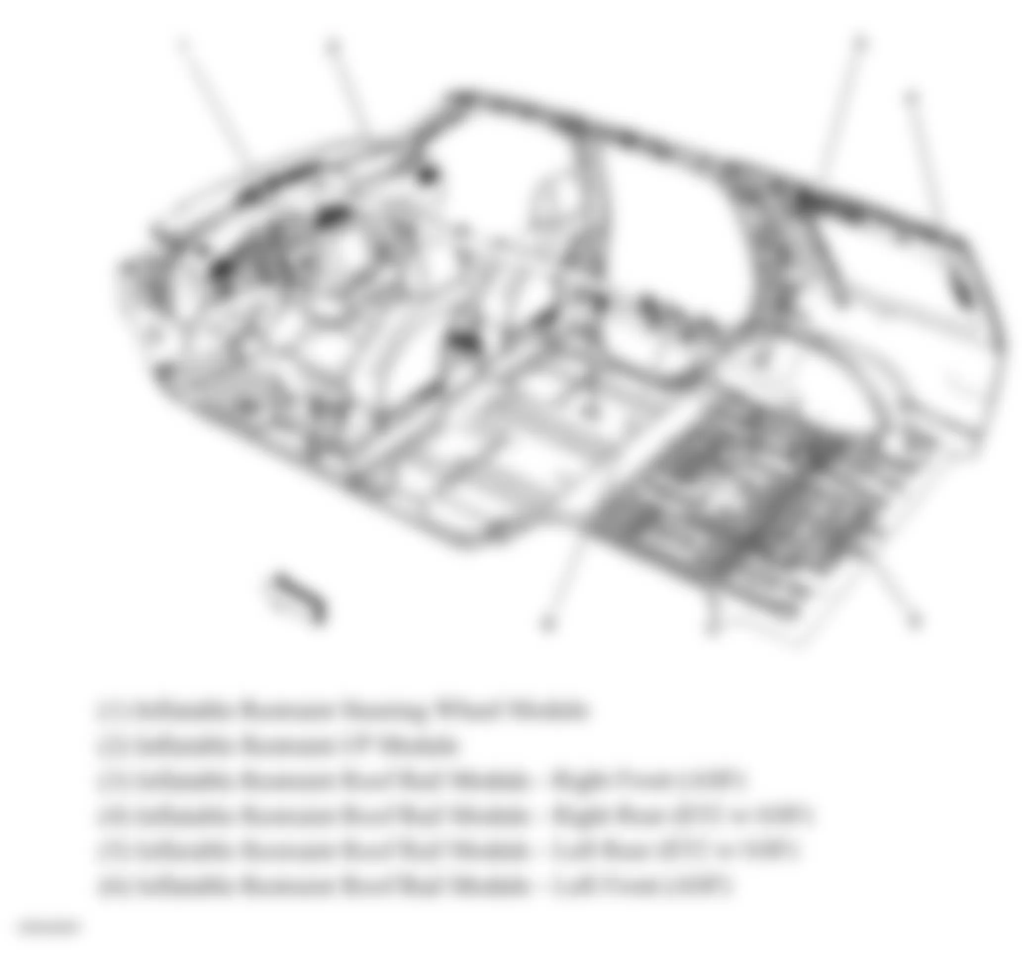 Chevrolet Suburban C2500 2008 - Component Locations -  Vehicle Overview