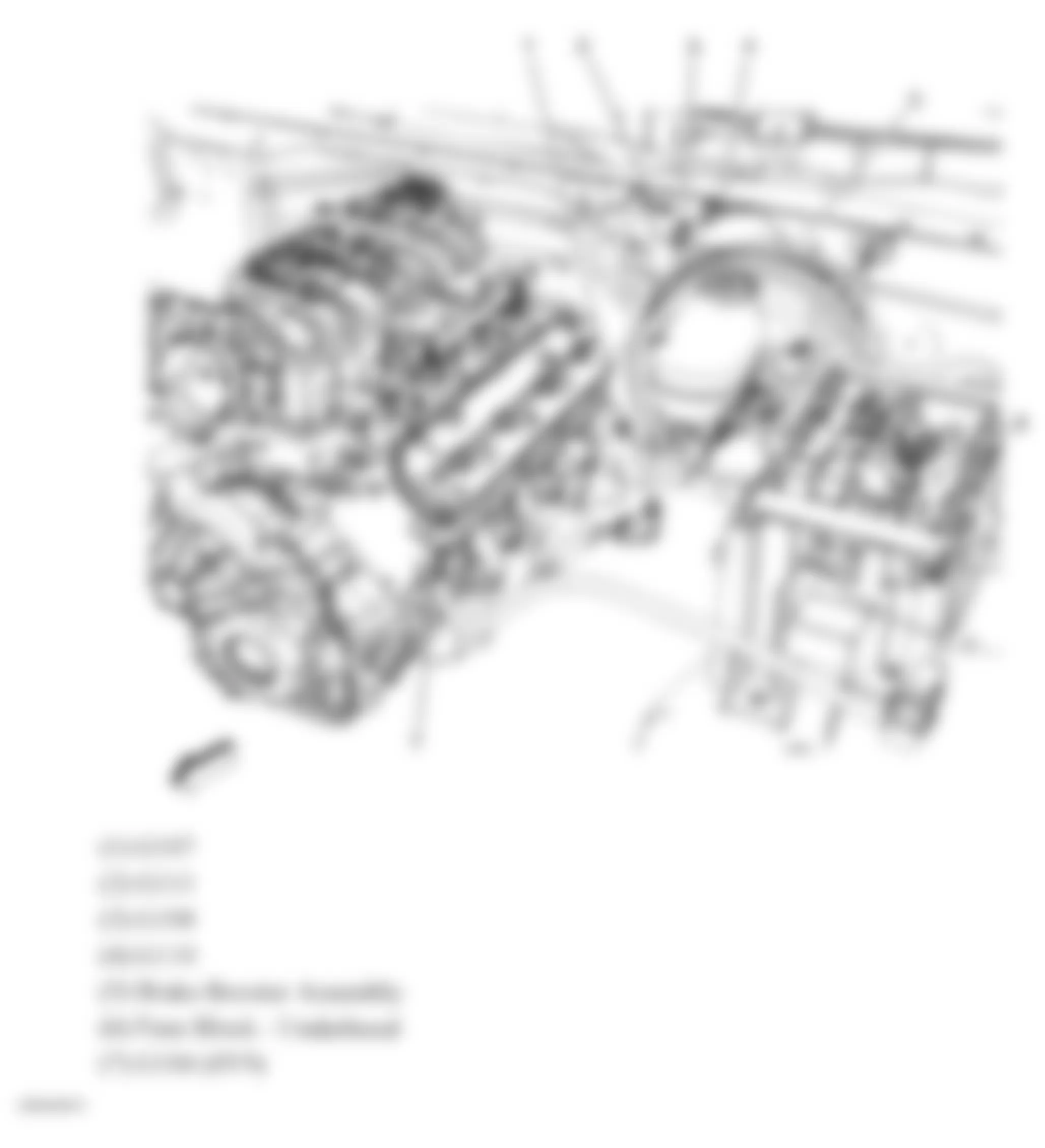 Chevrolet Suburban C2500 2008 - Component Locations -  Left Side Of Engine Compartment