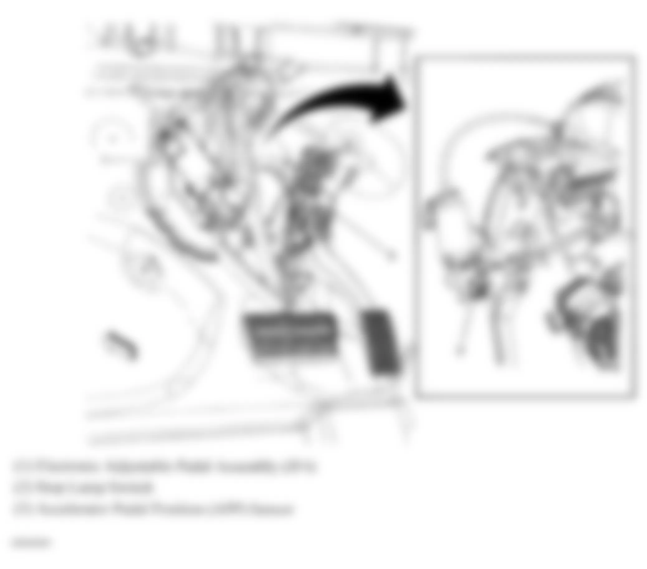 Chevrolet Suburban K1500 2008 - Component Locations - Under Left Side Of Dash