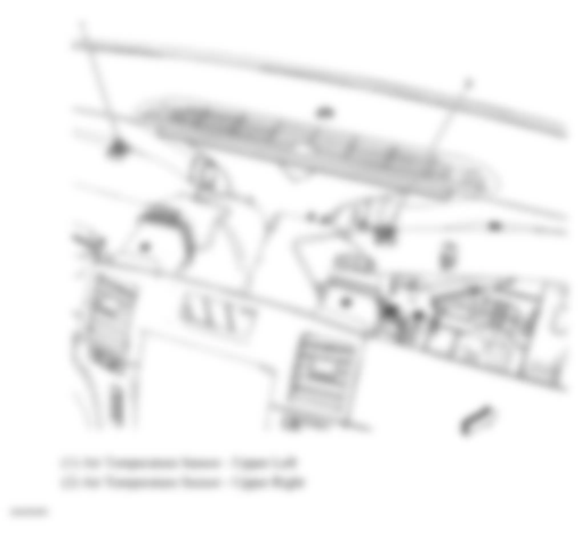 Chevrolet Suburban K1500 2008 - Component Locations - Top Center Of Dash