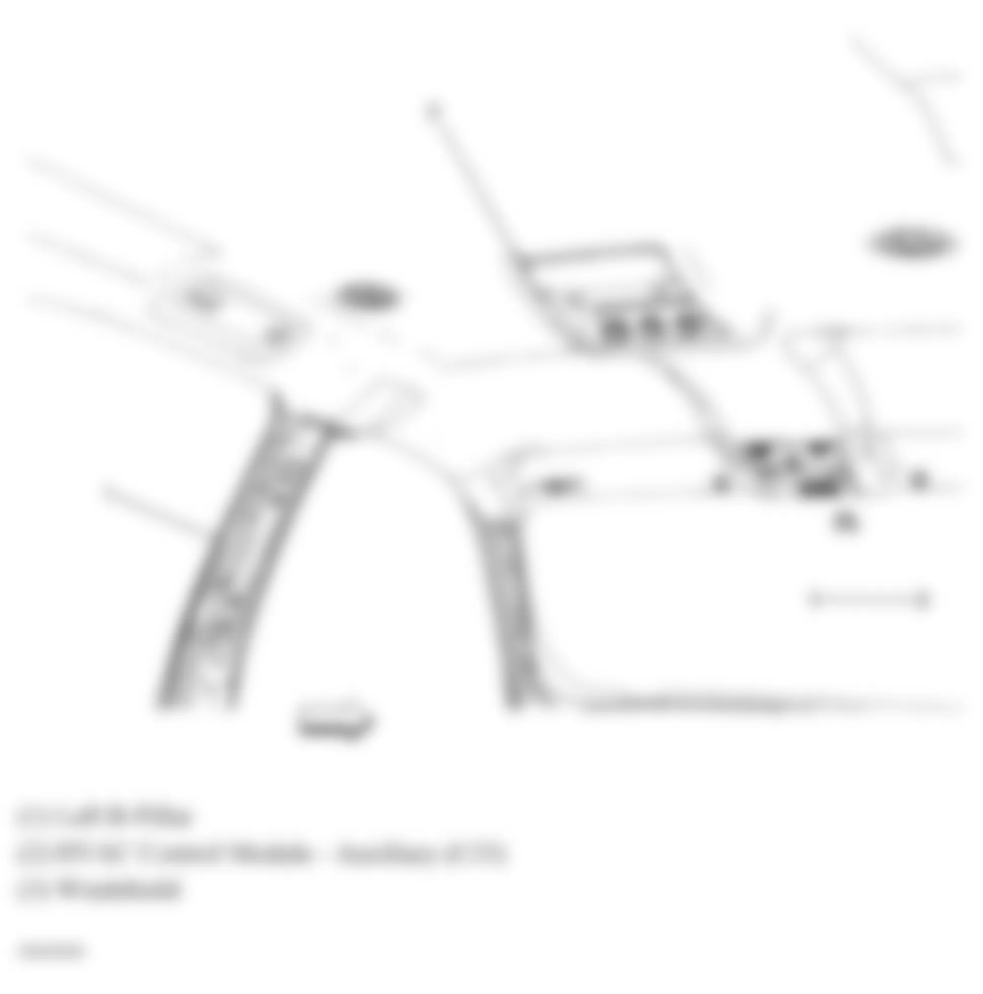 Chevrolet Suburban K1500 2008 - Component Locations - Center Of Roof