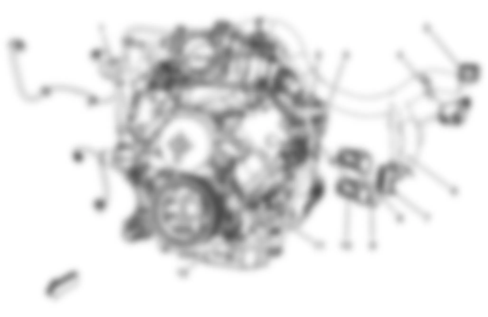 Chevrolet Suburban K1500 2008 - Component Locations - Engine