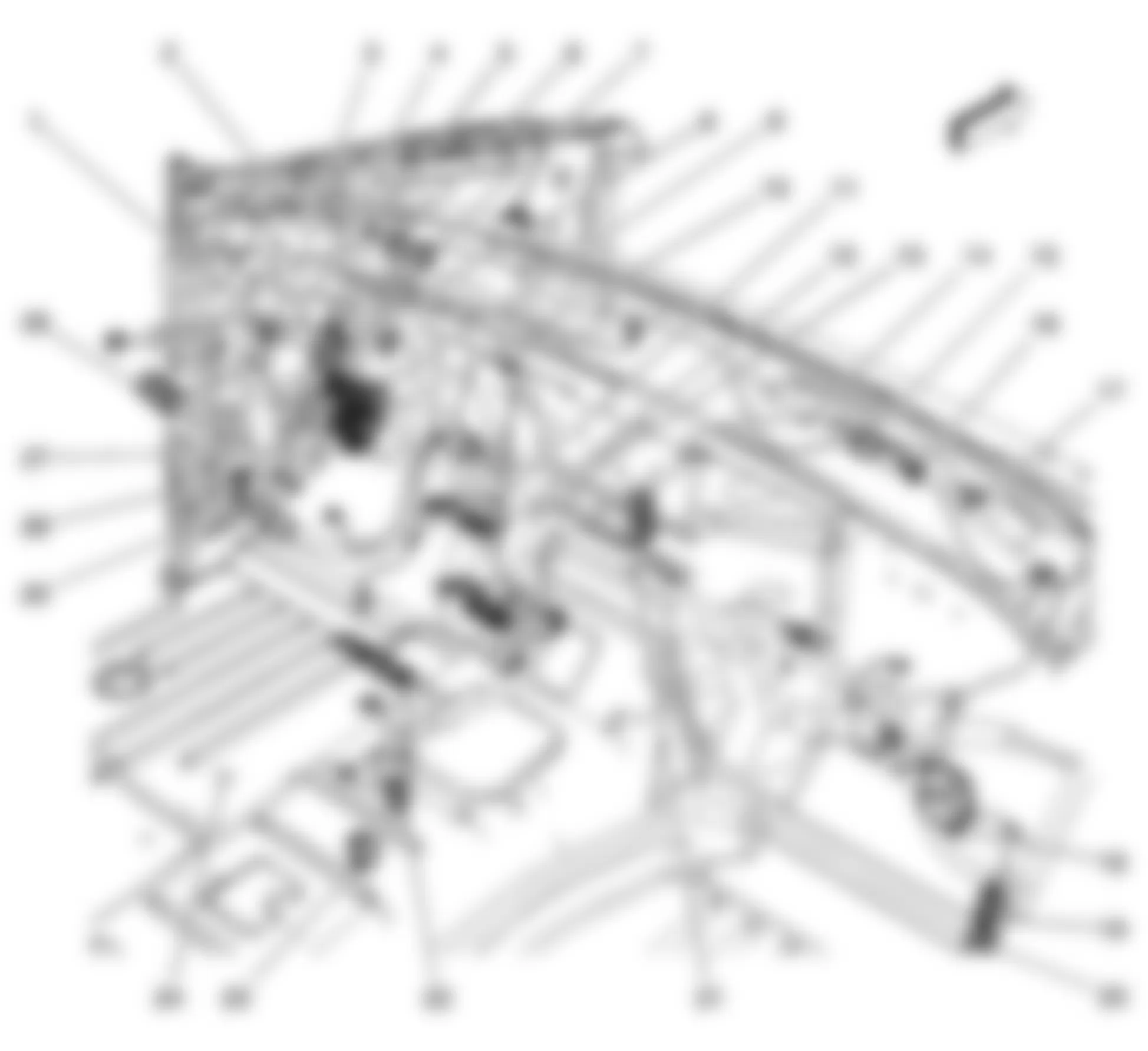 Chevrolet Suburban K1500 2008 - Component Locations - Dash & Kick Panels (Escalade)