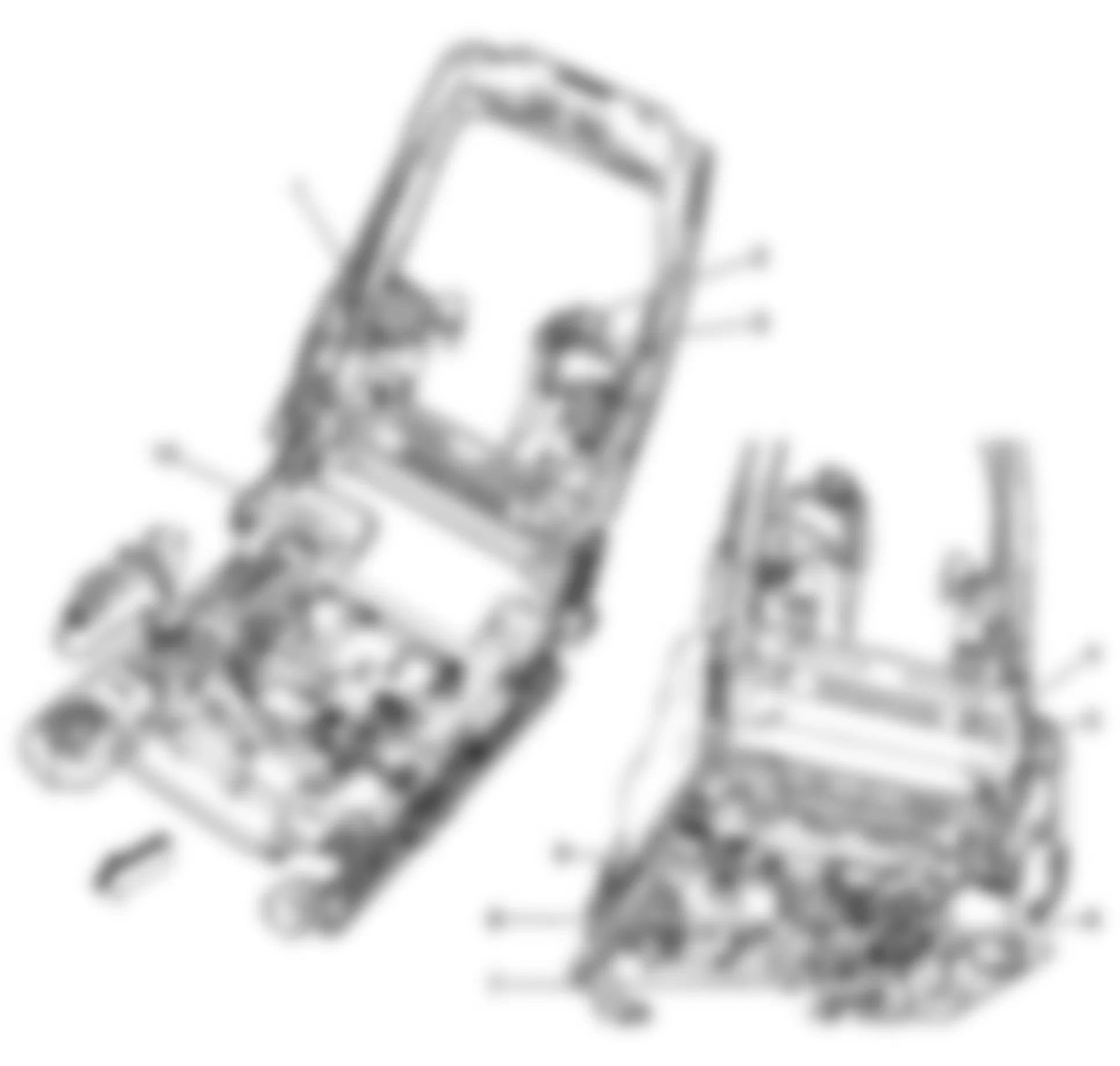 Chevrolet Suburban K1500 2008 - Component Locations - Front Passengers Seat