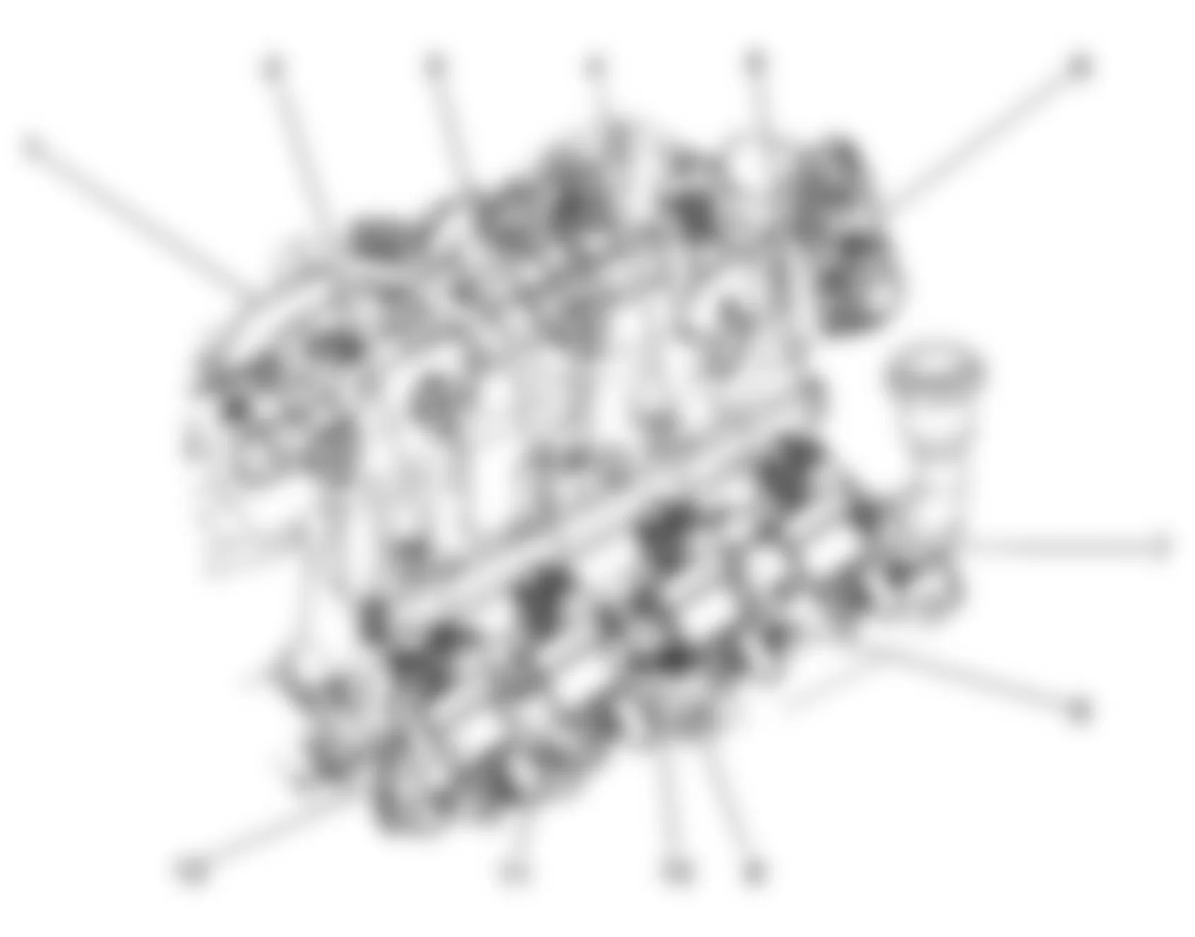 Chevrolet TrailBlazer 2008 - Component Locations -  Upper Right Side Of Engine (5.3L/6.0L)