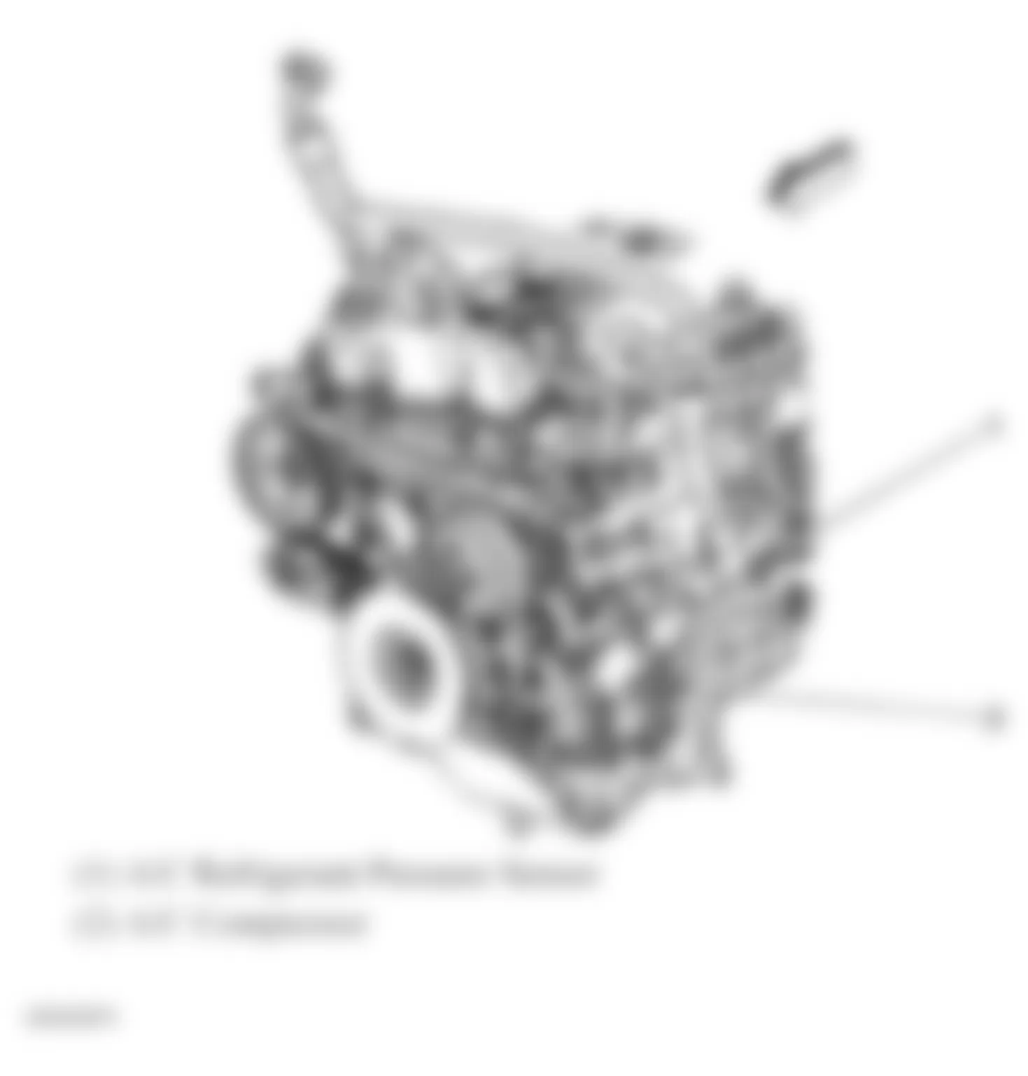 Chevrolet TrailBlazer 2008 - Component Locations -  Left Front Of Engine (4.2L)