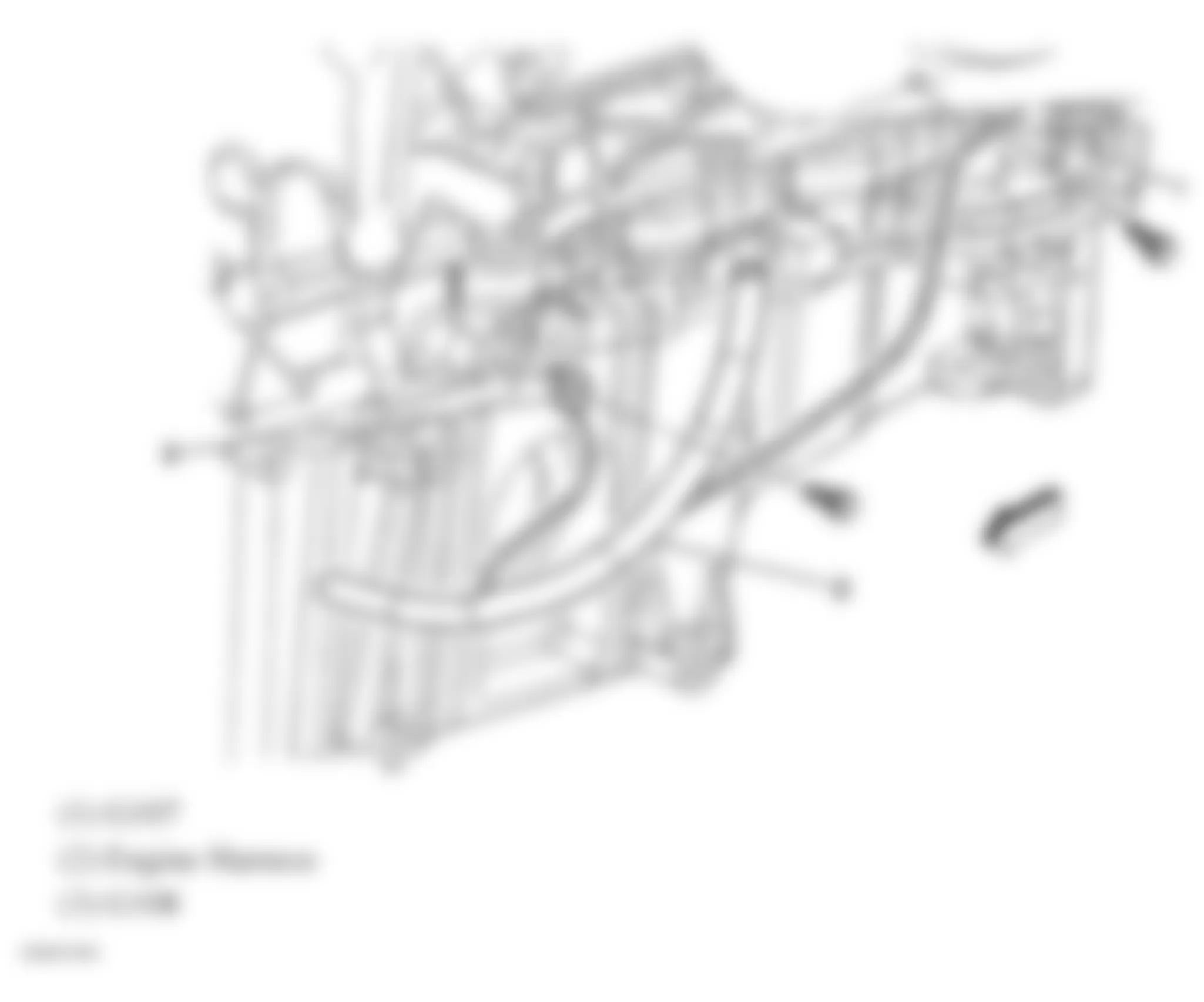 Chevrolet TrailBlazer 2008 - Component Locations -  Lower Left Side Of Engine (5.3L/6.0L)