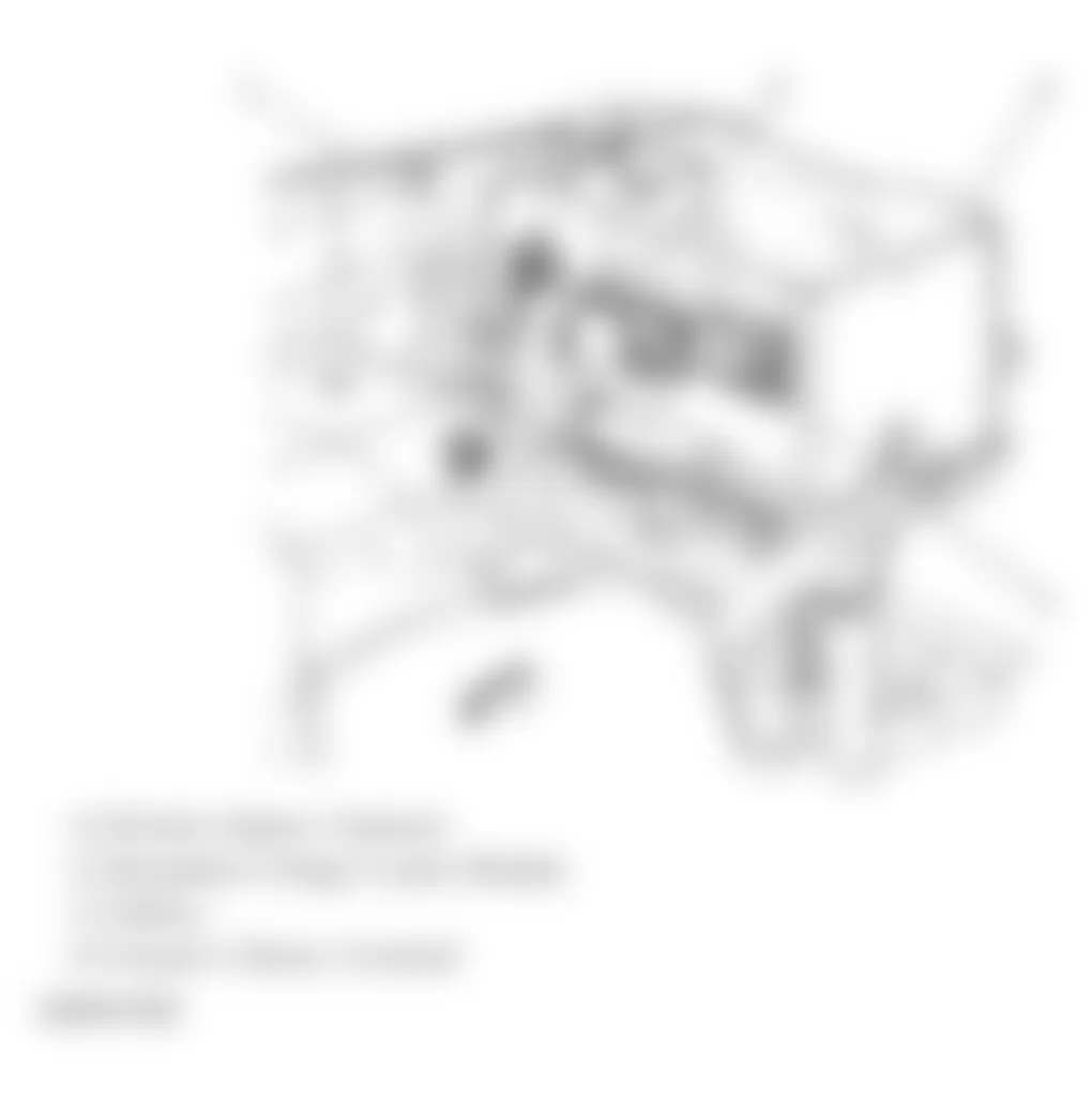 Chevrolet TrailBlazer 2008 - Component Locations -  Left Side Of Engine Compartment (5.3L/6.0L)
