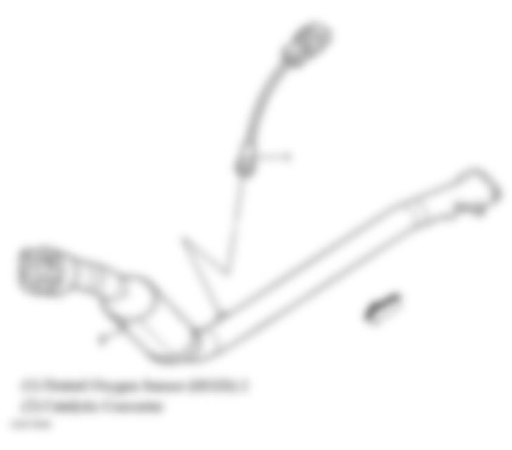 Chevrolet Uplander LS 2008 - Component Locations -  Exhaust System (3.9L)