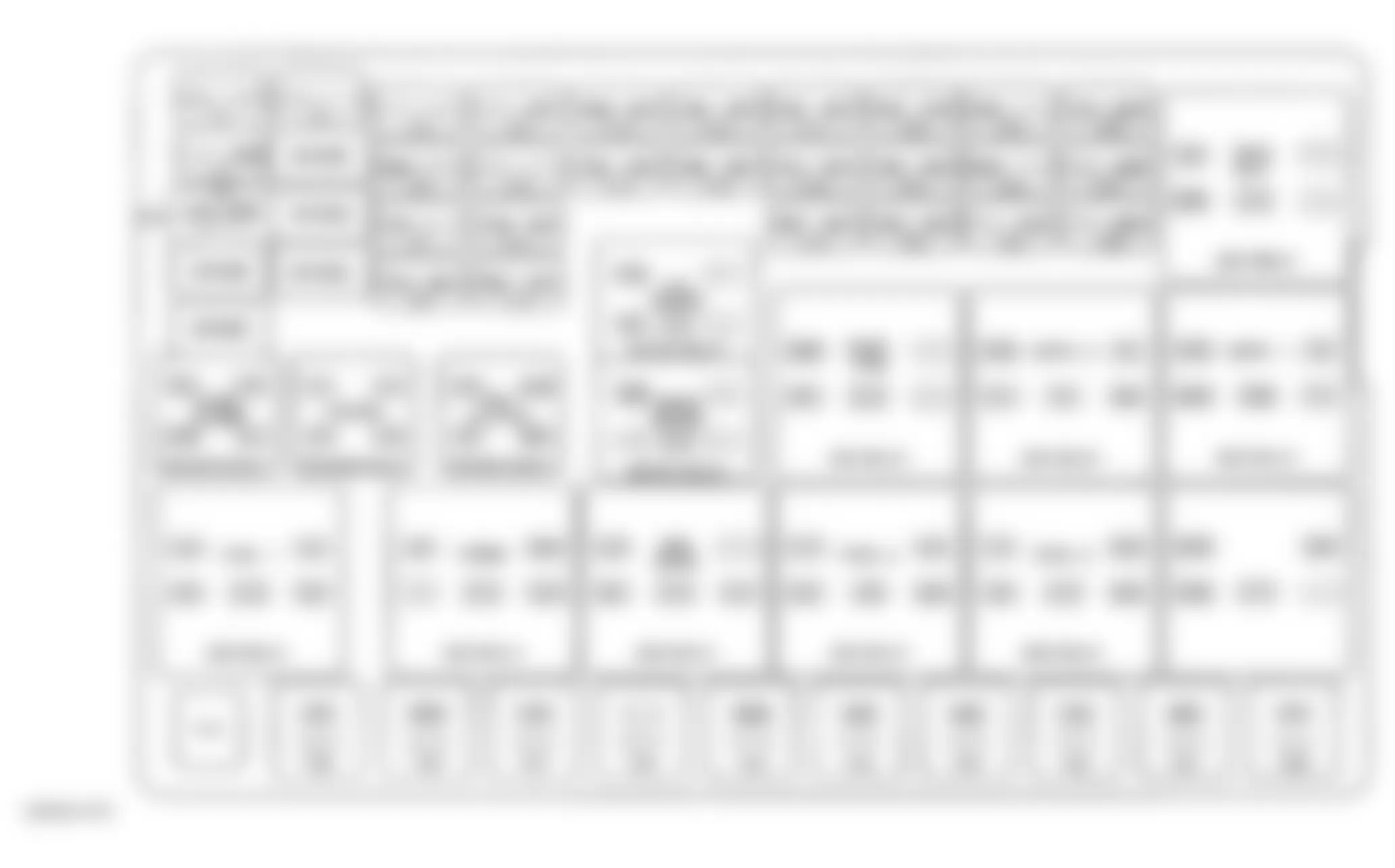Chevrolet Uplander LS 2008 - Component Locations -  Fuse Block - Underhood